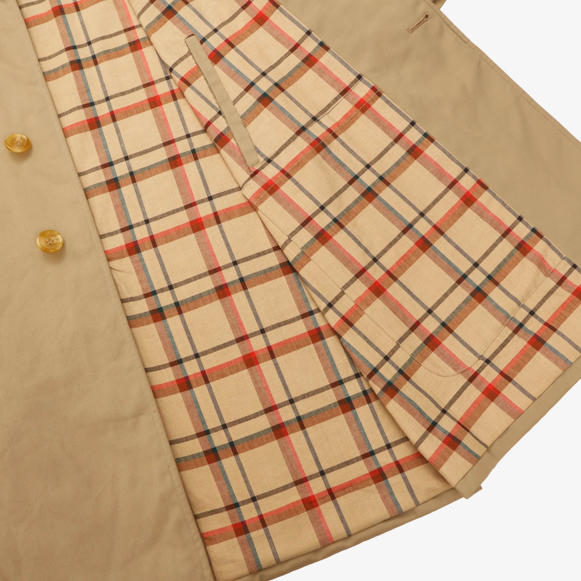 Vintage Aqua 5 Trench Coat