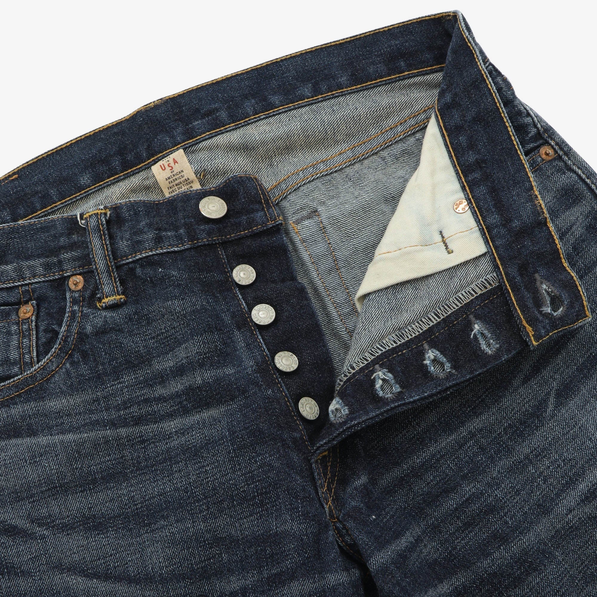 Low Straight Selvedge Denim