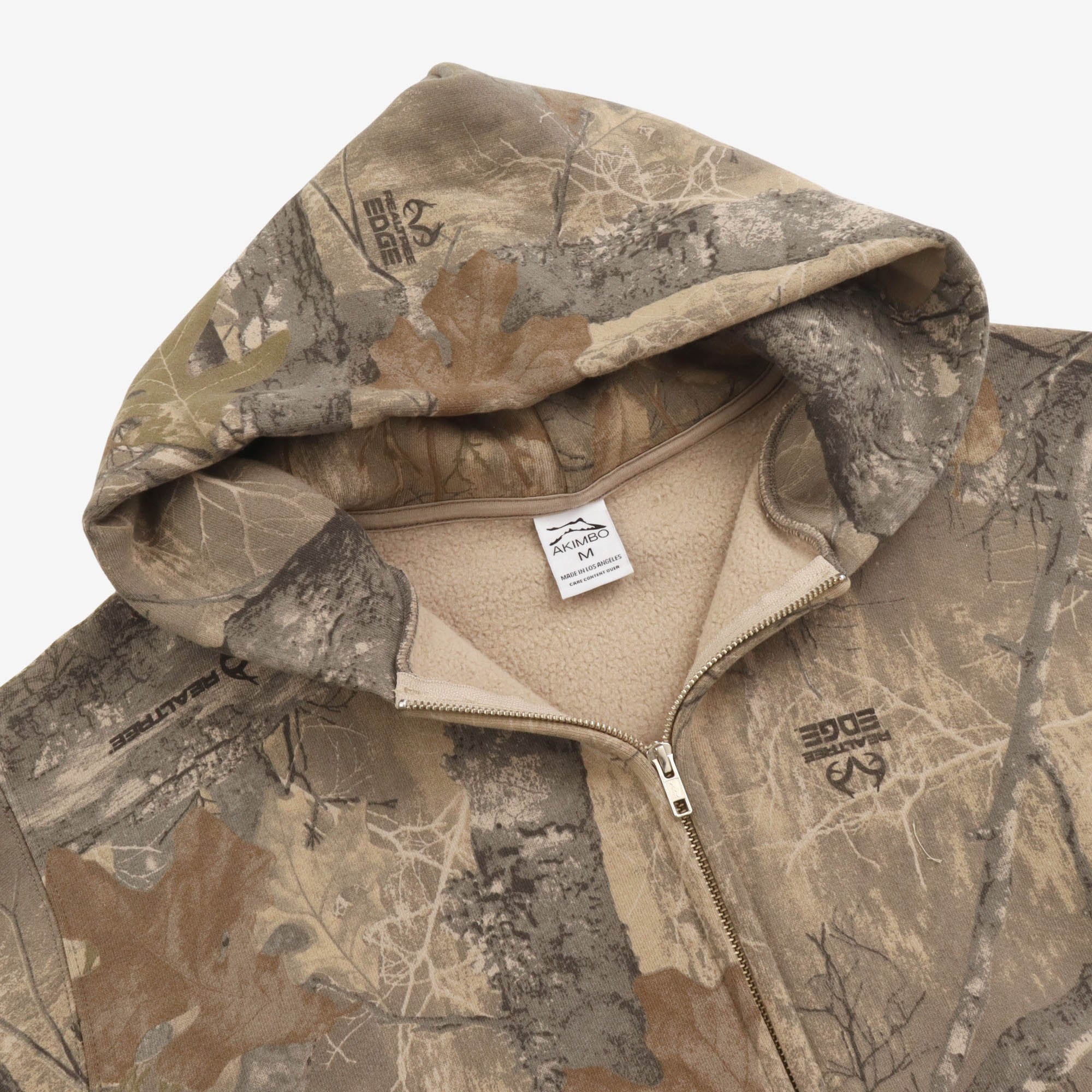 Real Tree Camo Zip Hoodie