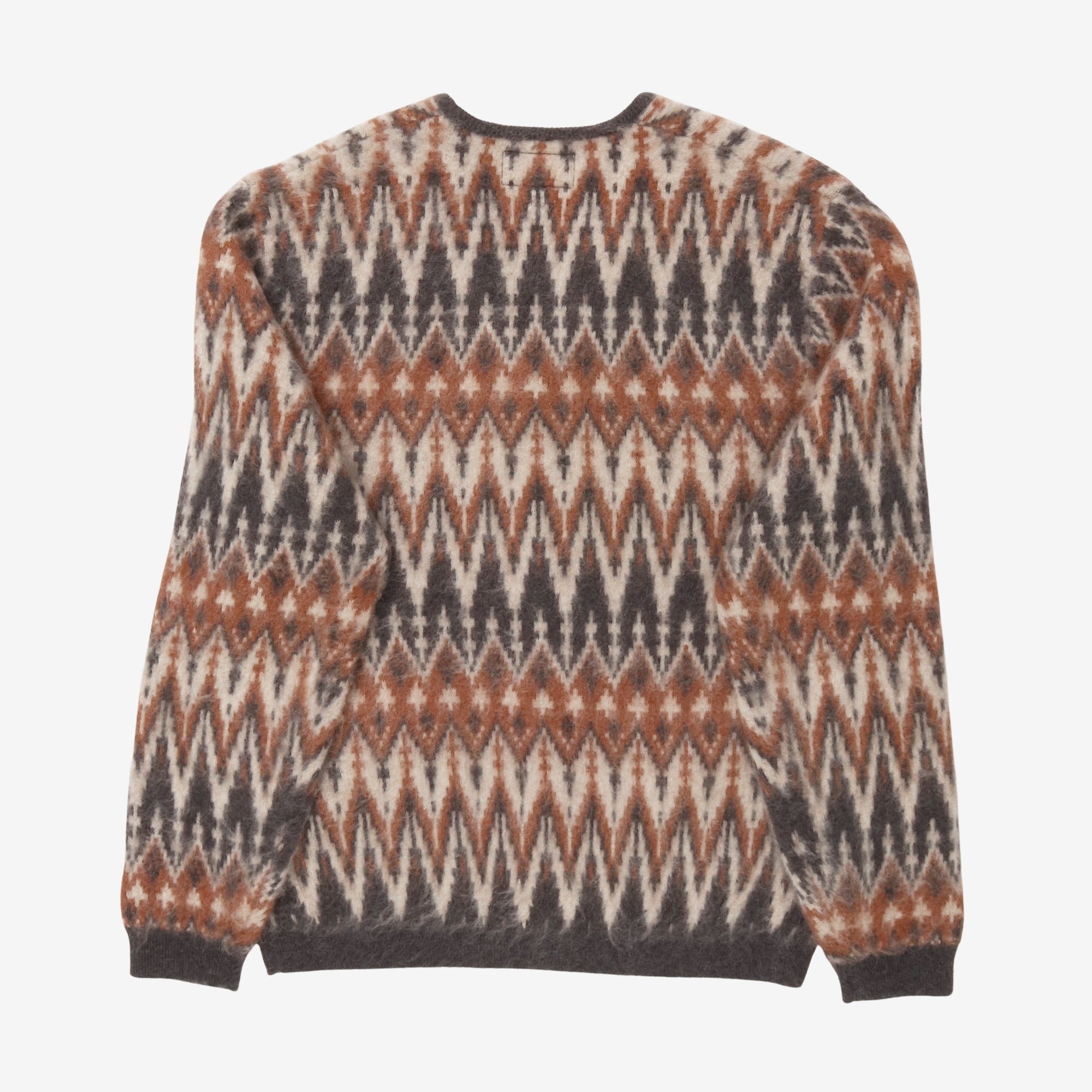 Jacquard Chevron Cardigan