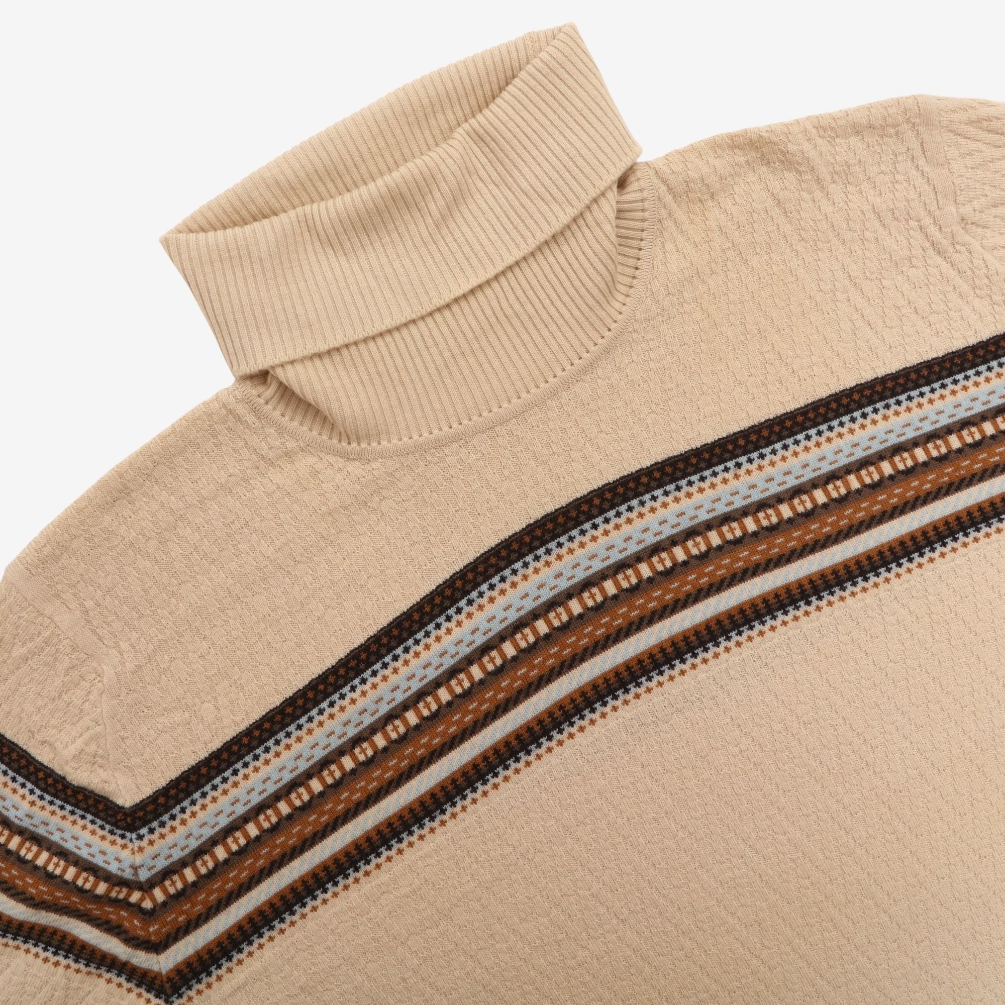 Fairisle Roll Neck Sweater