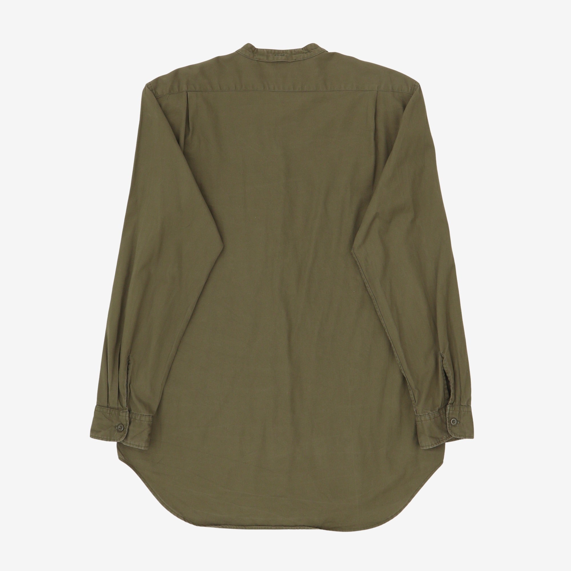 Band Collar Utility Shirt