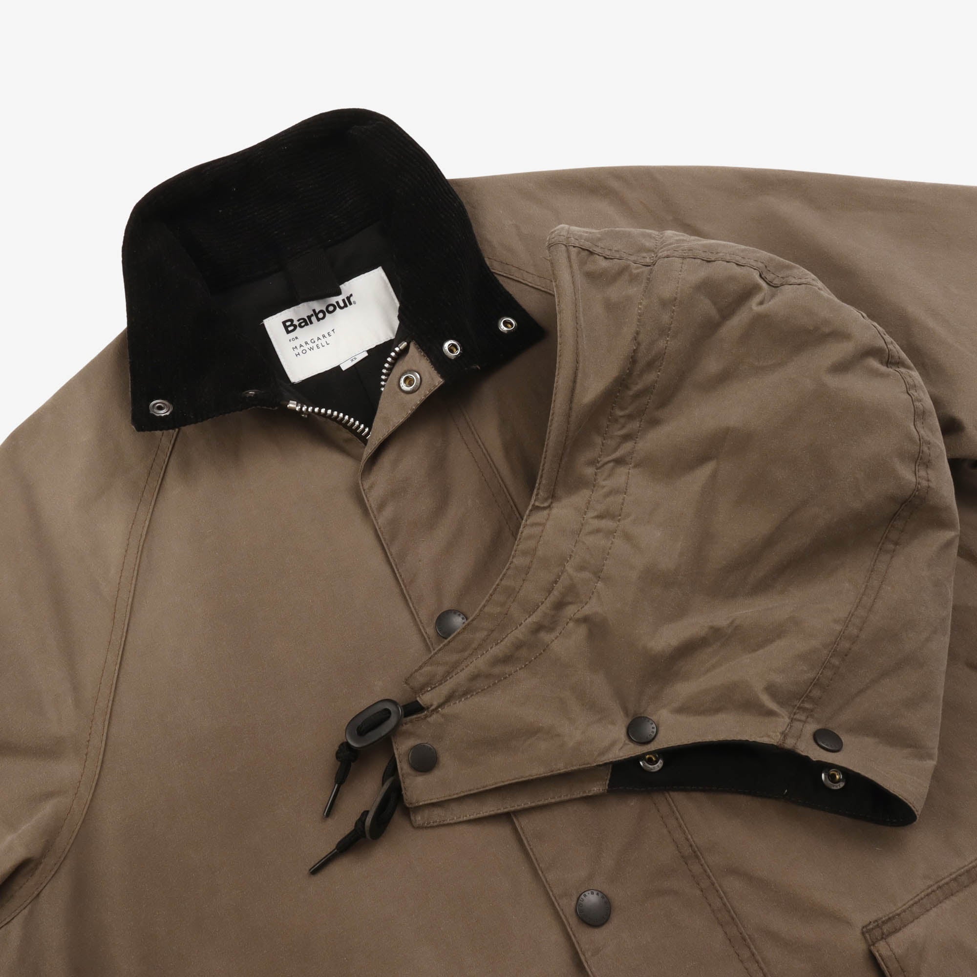 MHL Stand Collar Wax Parka