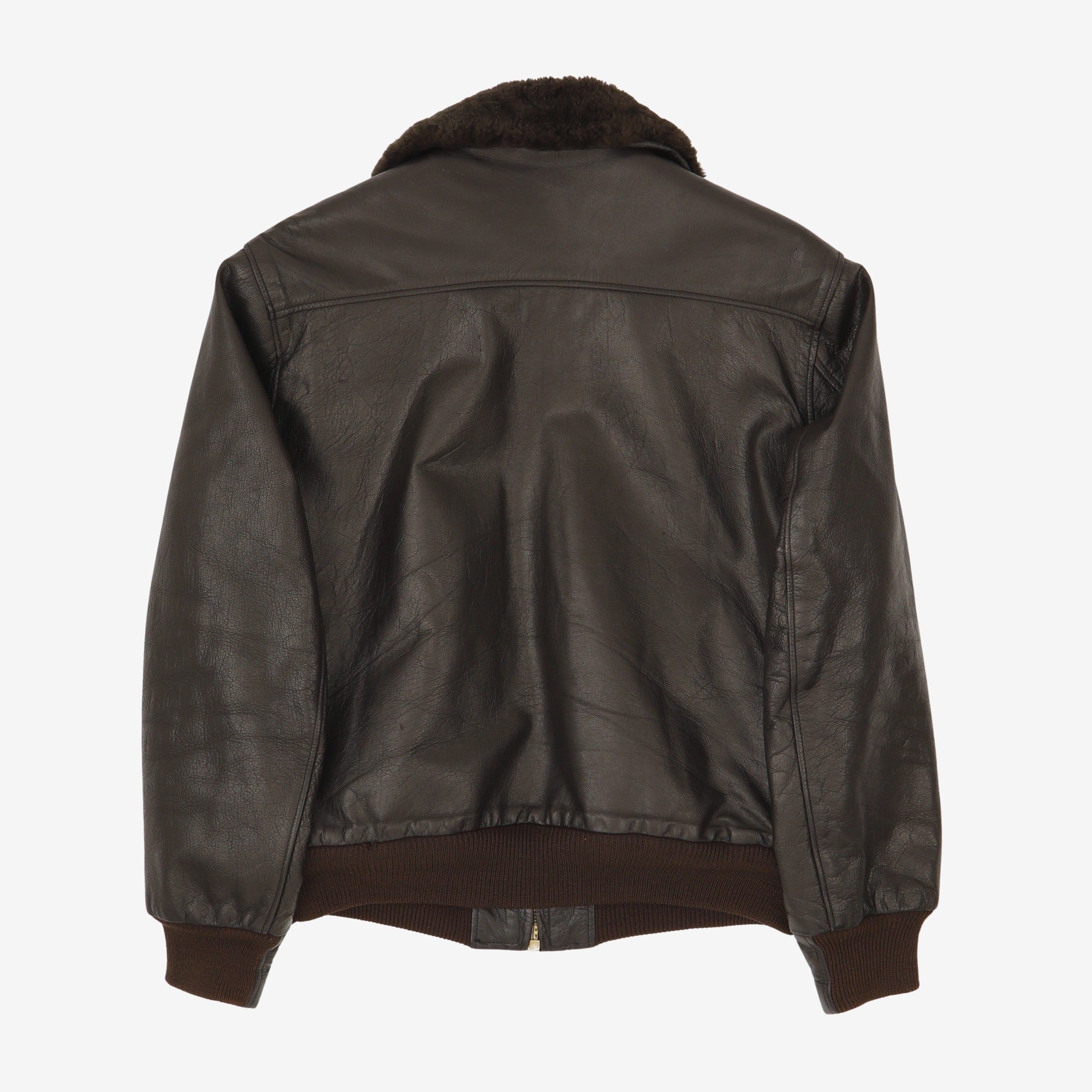 Vintage Shearling Aviator Jacket