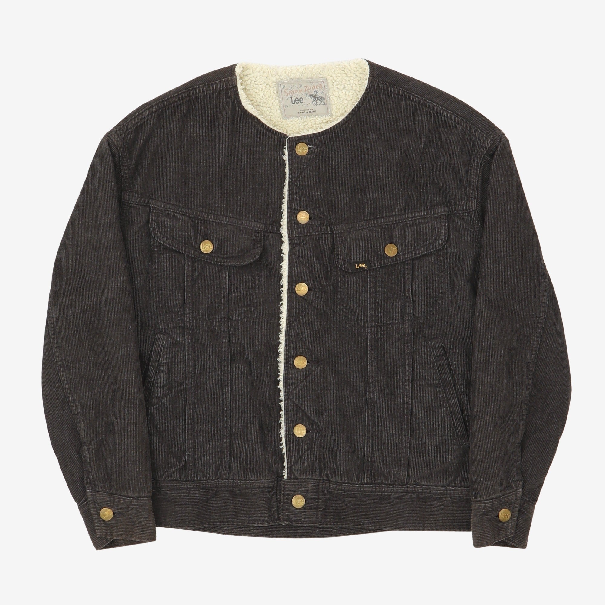 Beams Collarless Rider Jacket