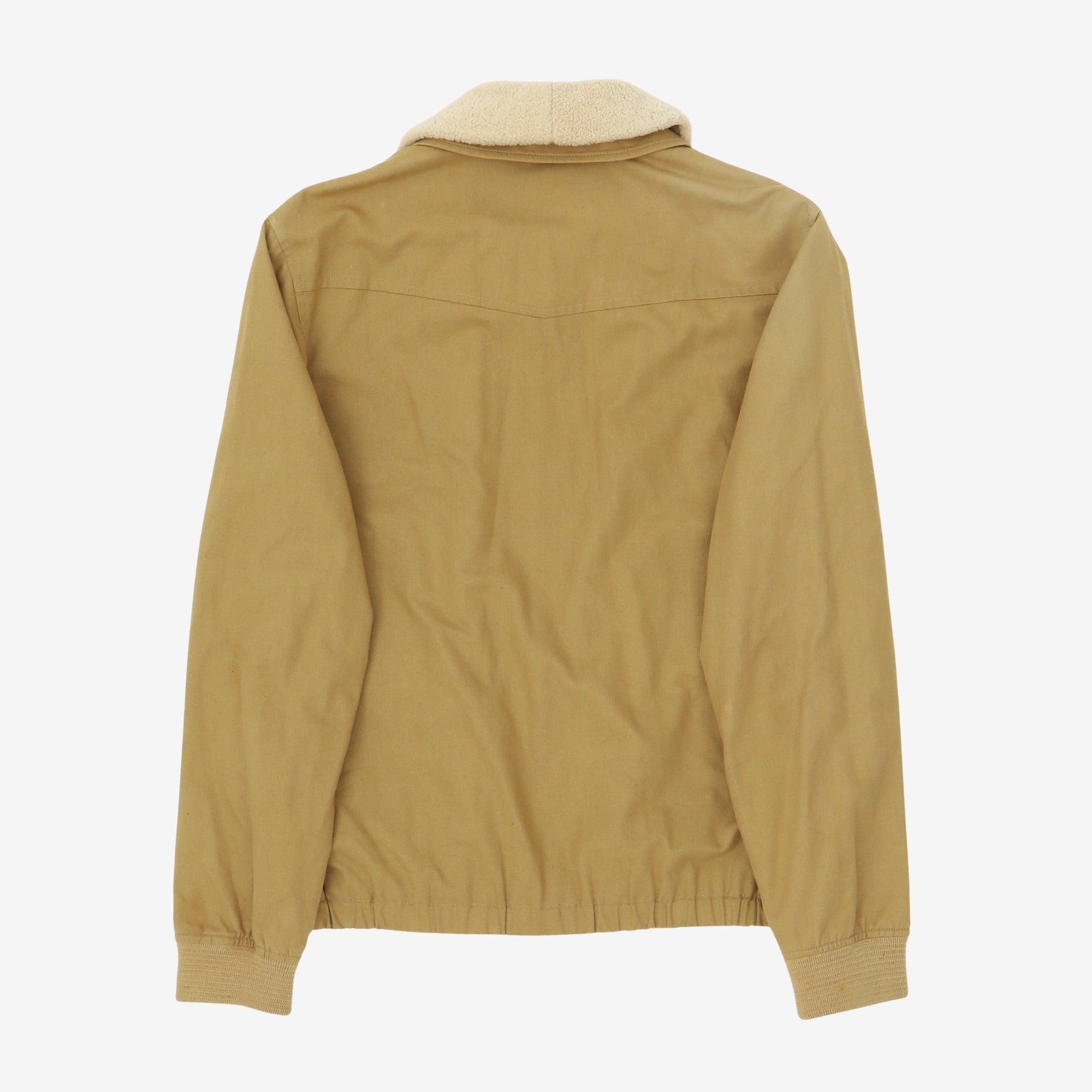 Shearling Collar Bomber Jacket