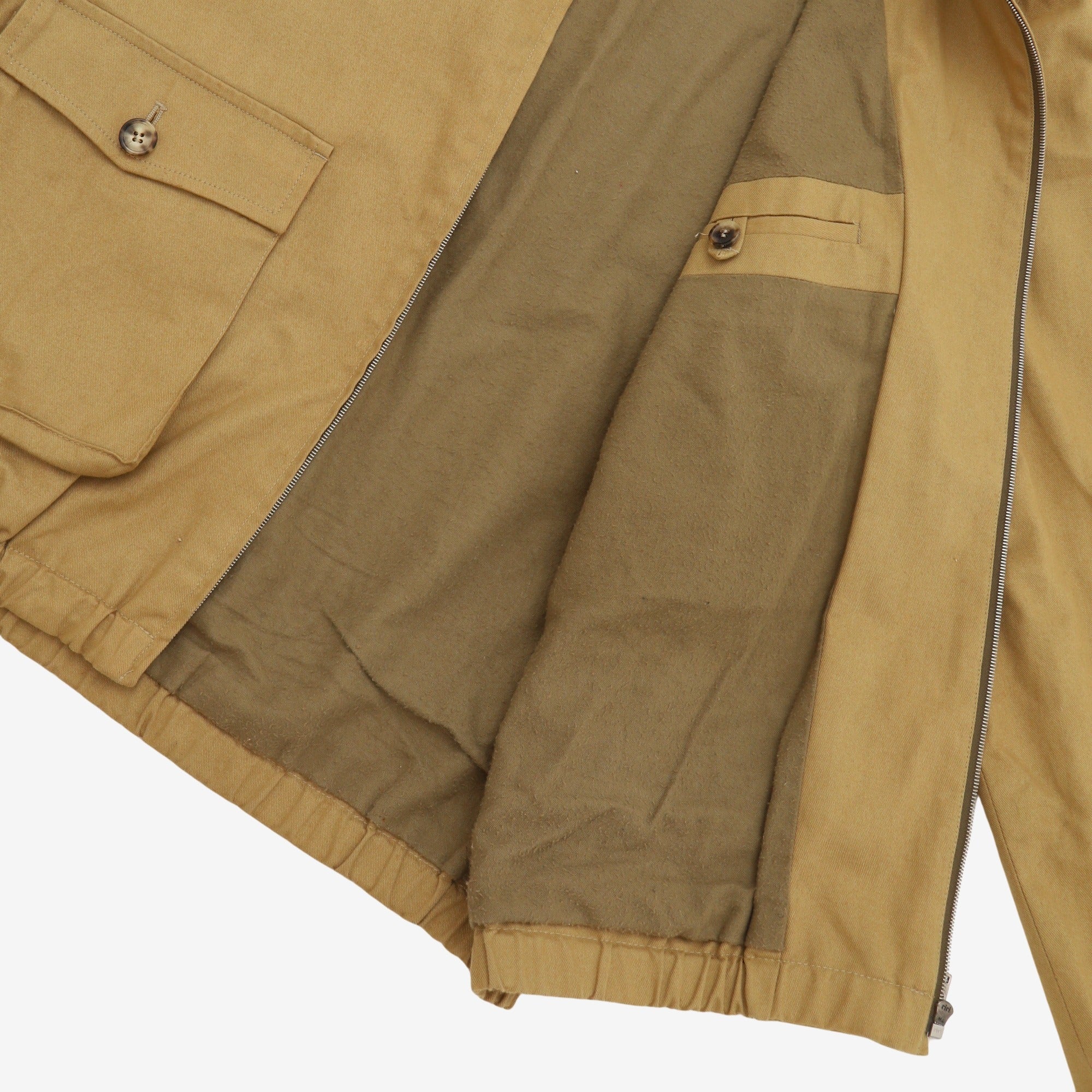 Shearling Collar Bomber Jacket