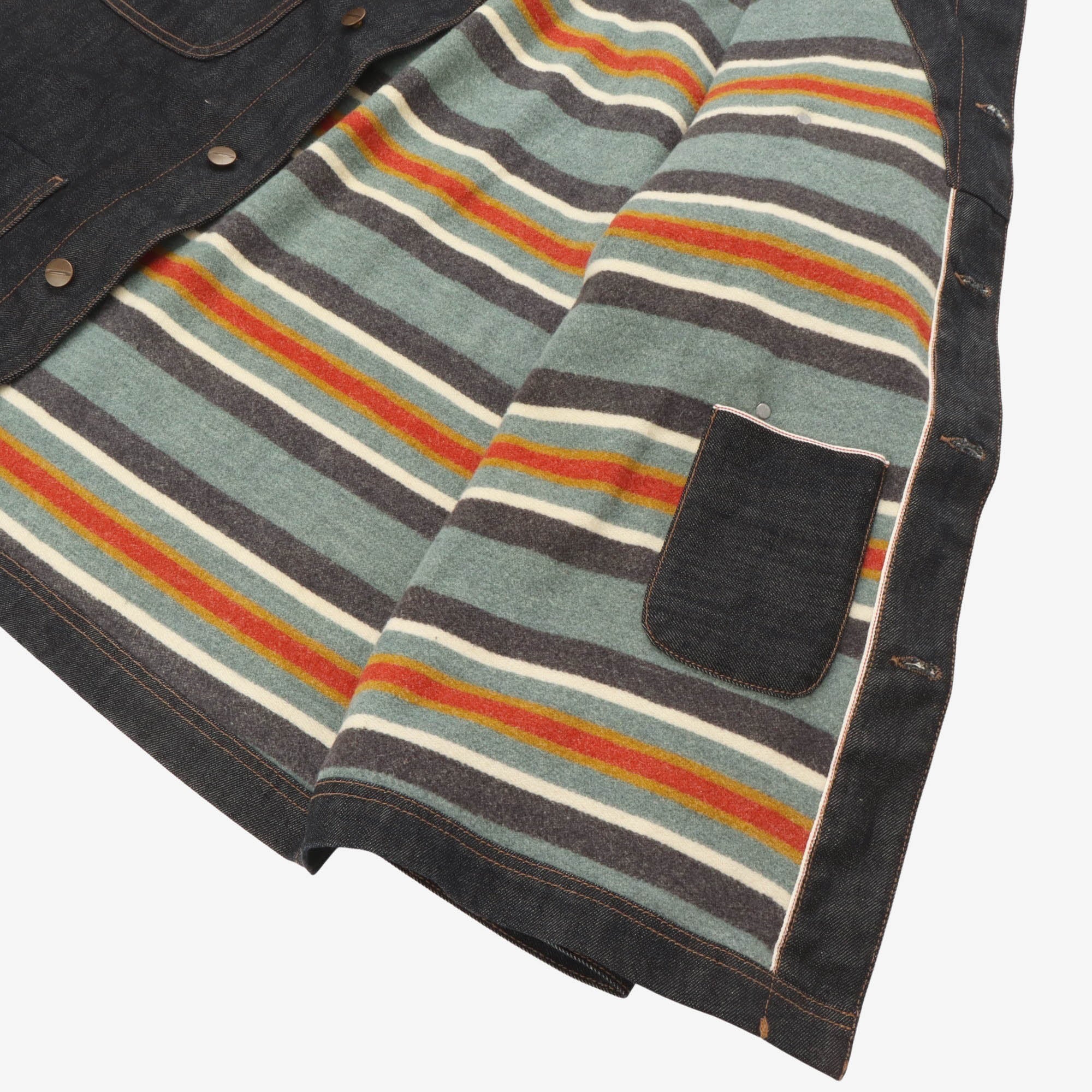 Blanket Lined Denim Chore Coat