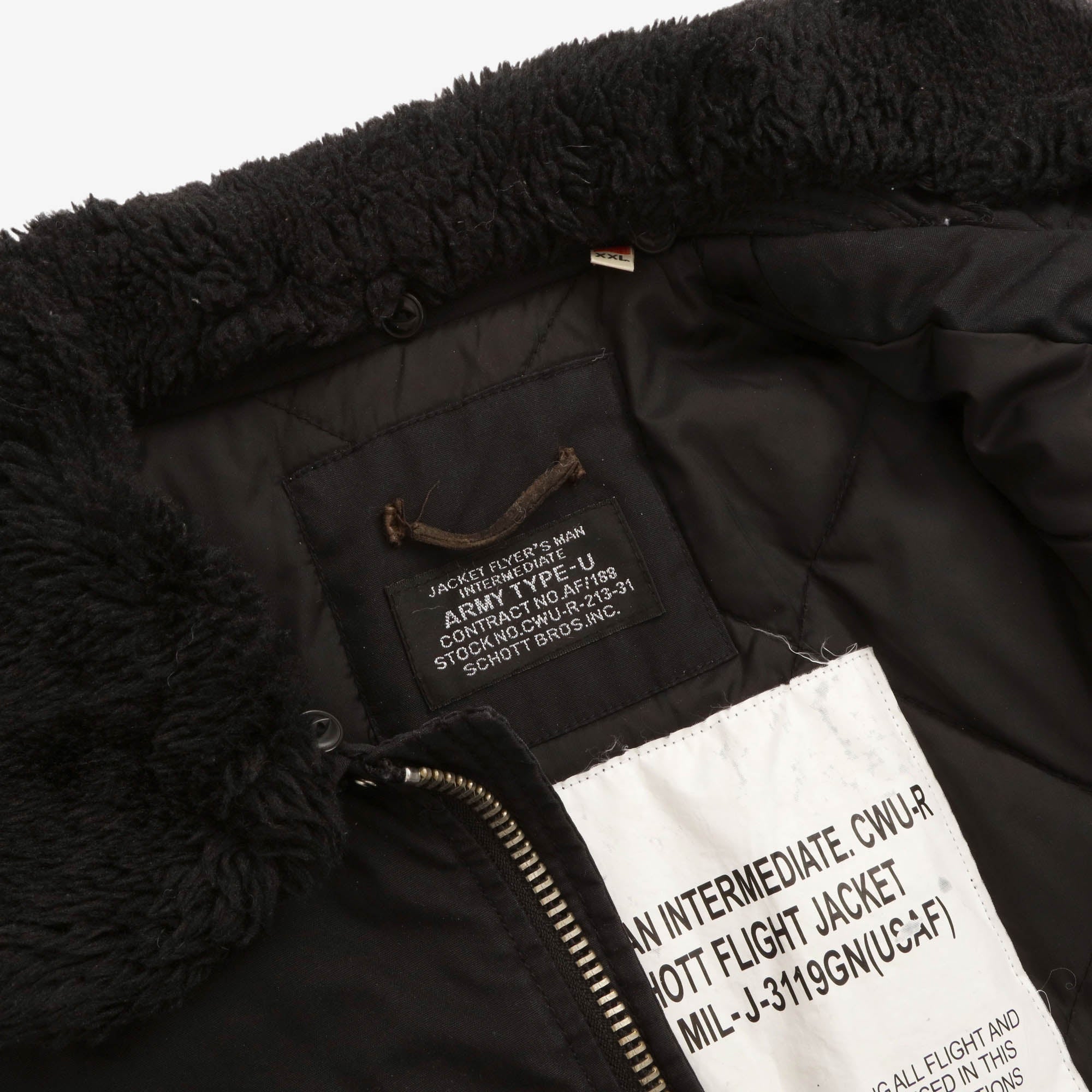 Air Black Bomber Flight Jacket
