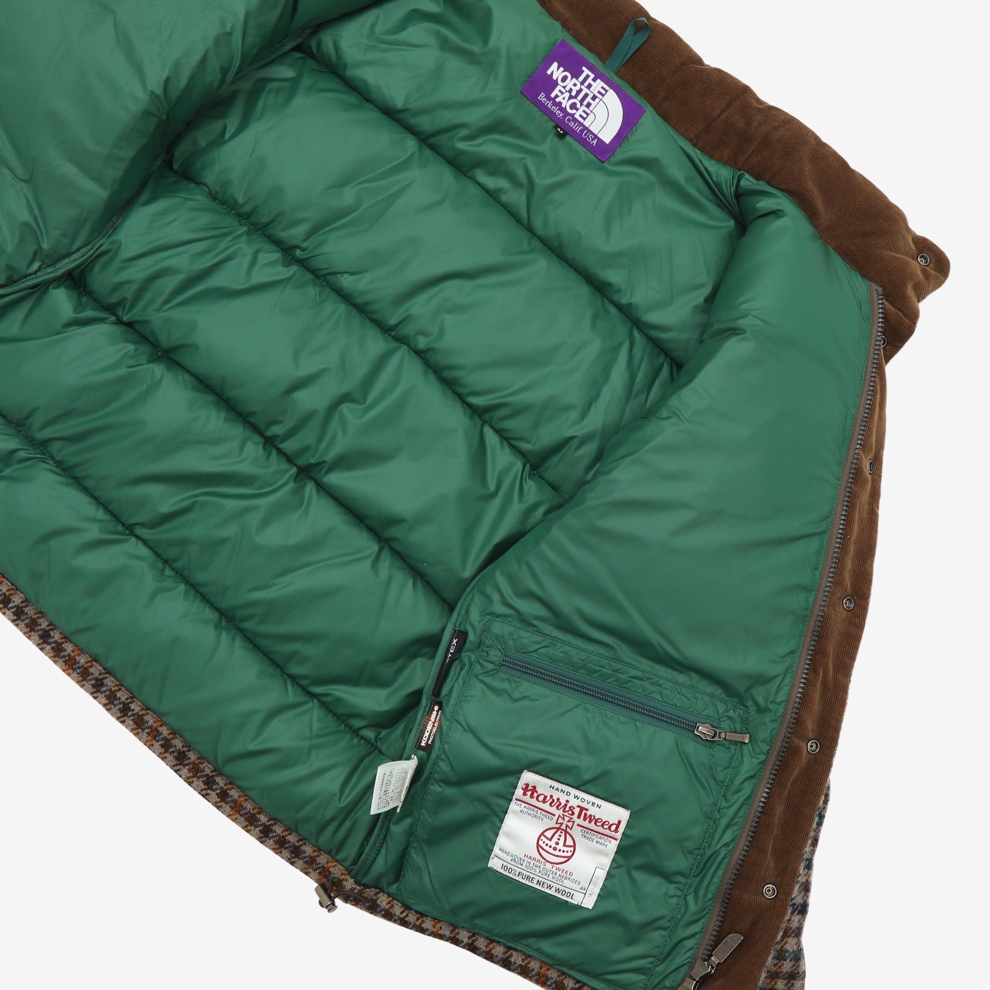 The North Face Purple Label Harris Tweed Down Jacket – Marrkt