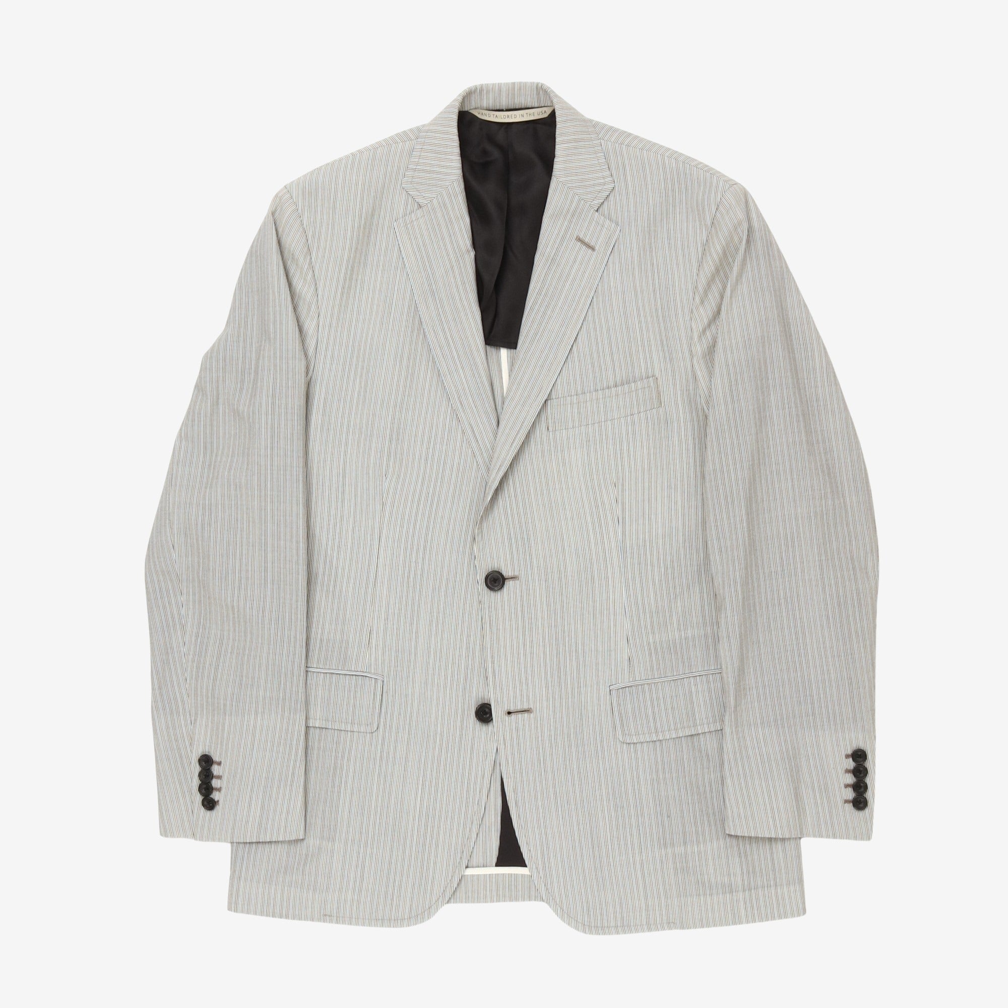 Striped Wool Suit