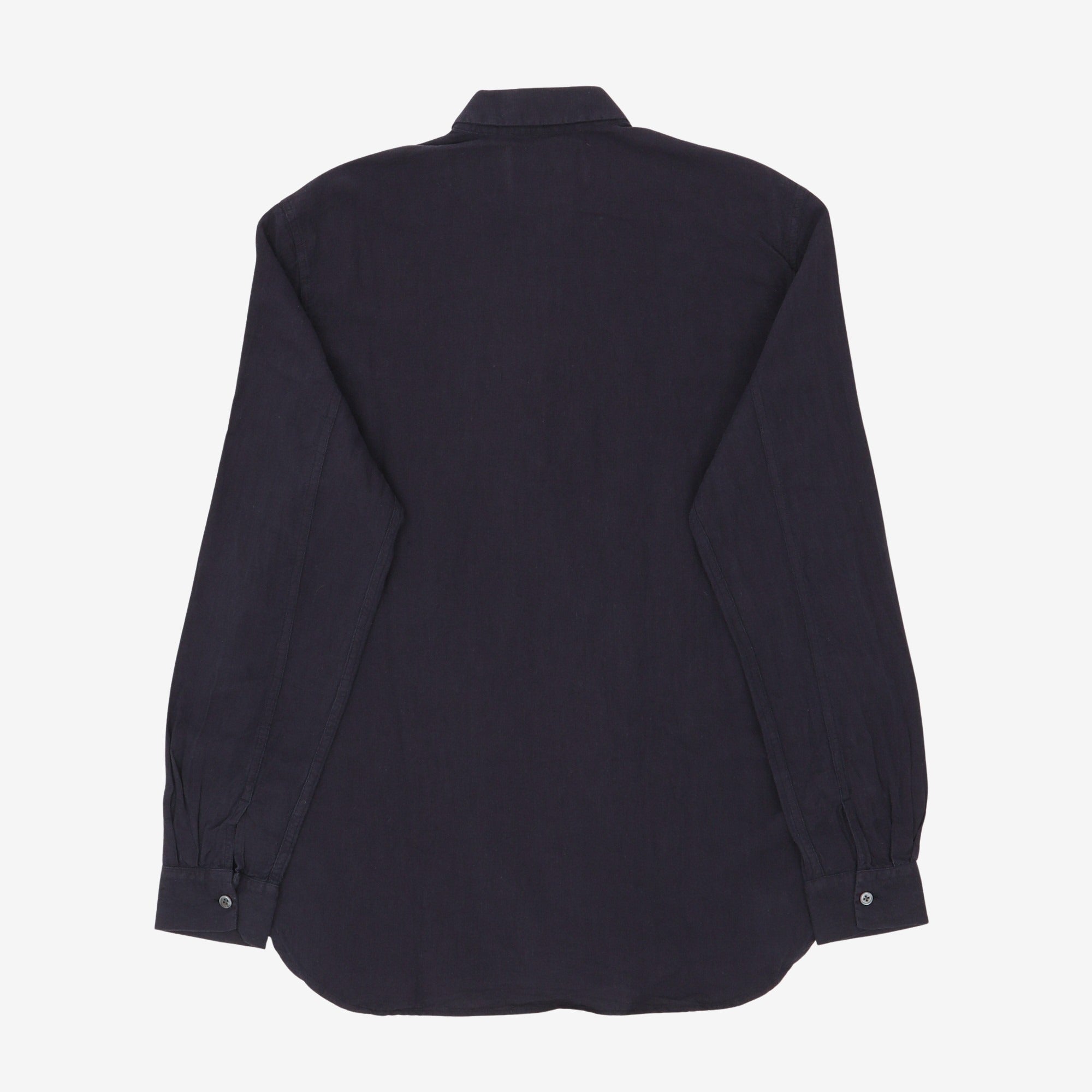 Linen Blend Zip Shirt