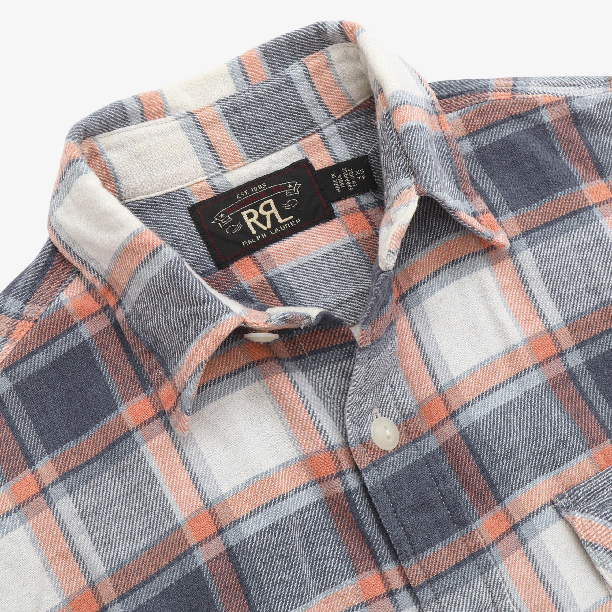 Plaid Flannel Work Shirt