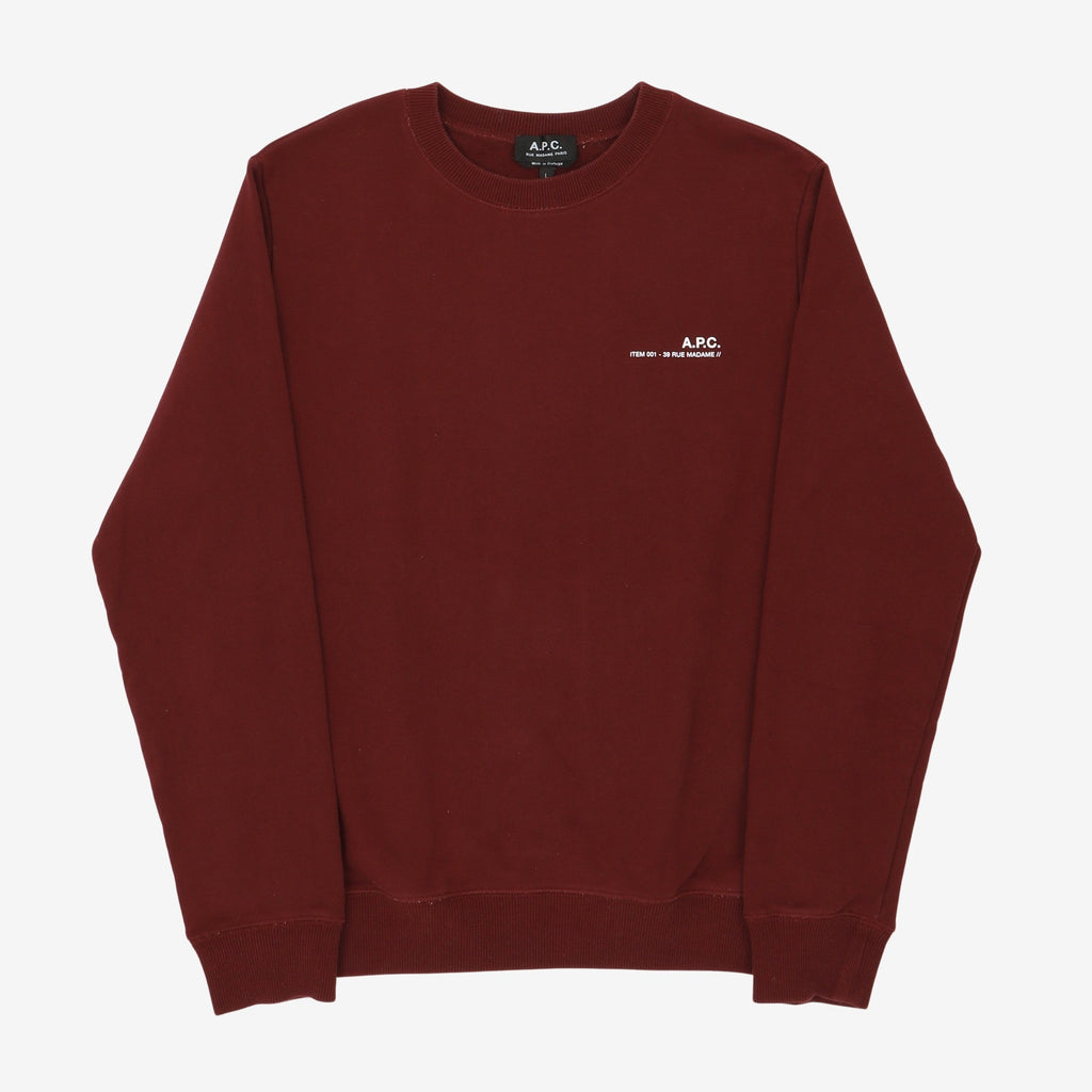 APC Logo Print Sweatshirt – Marrkt