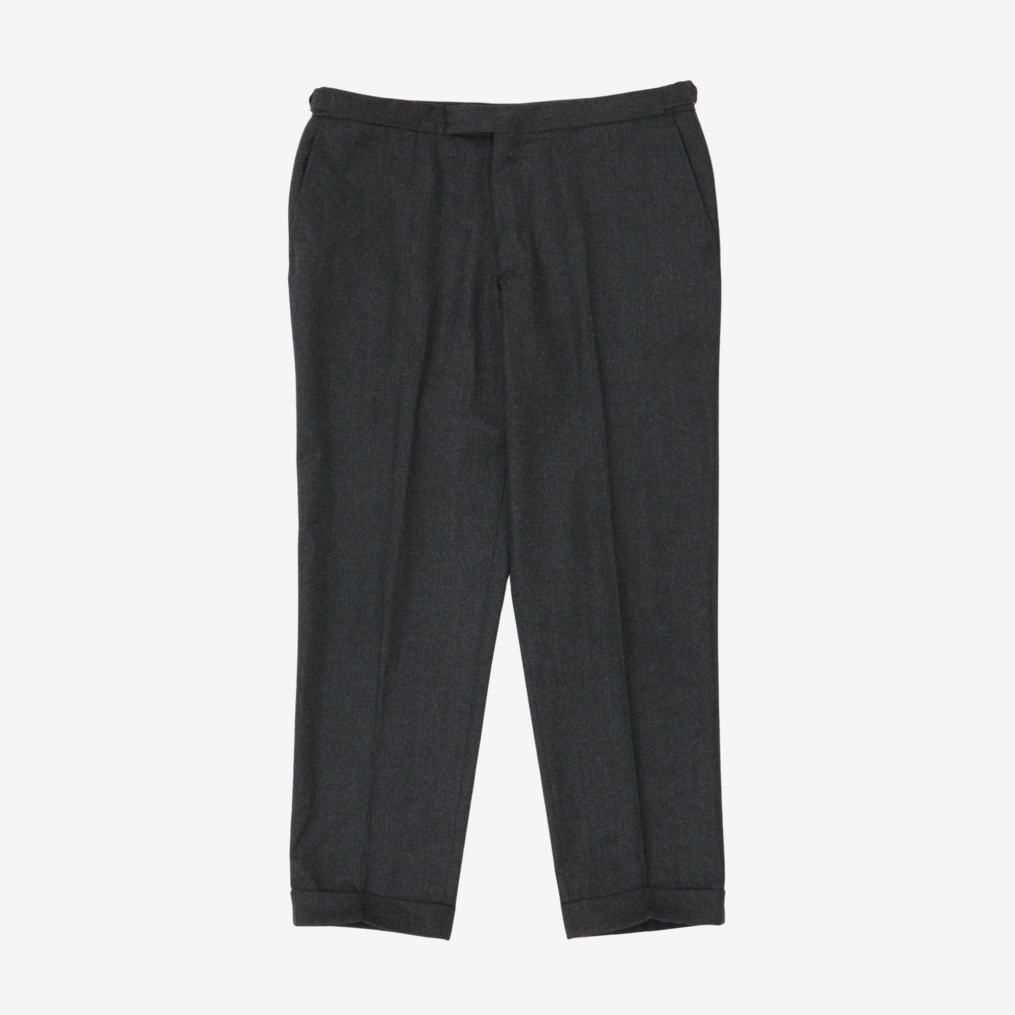 Pleated Wool Trouser