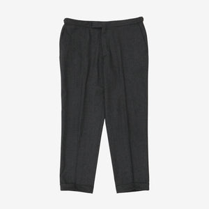 Pleated Wool Trouser