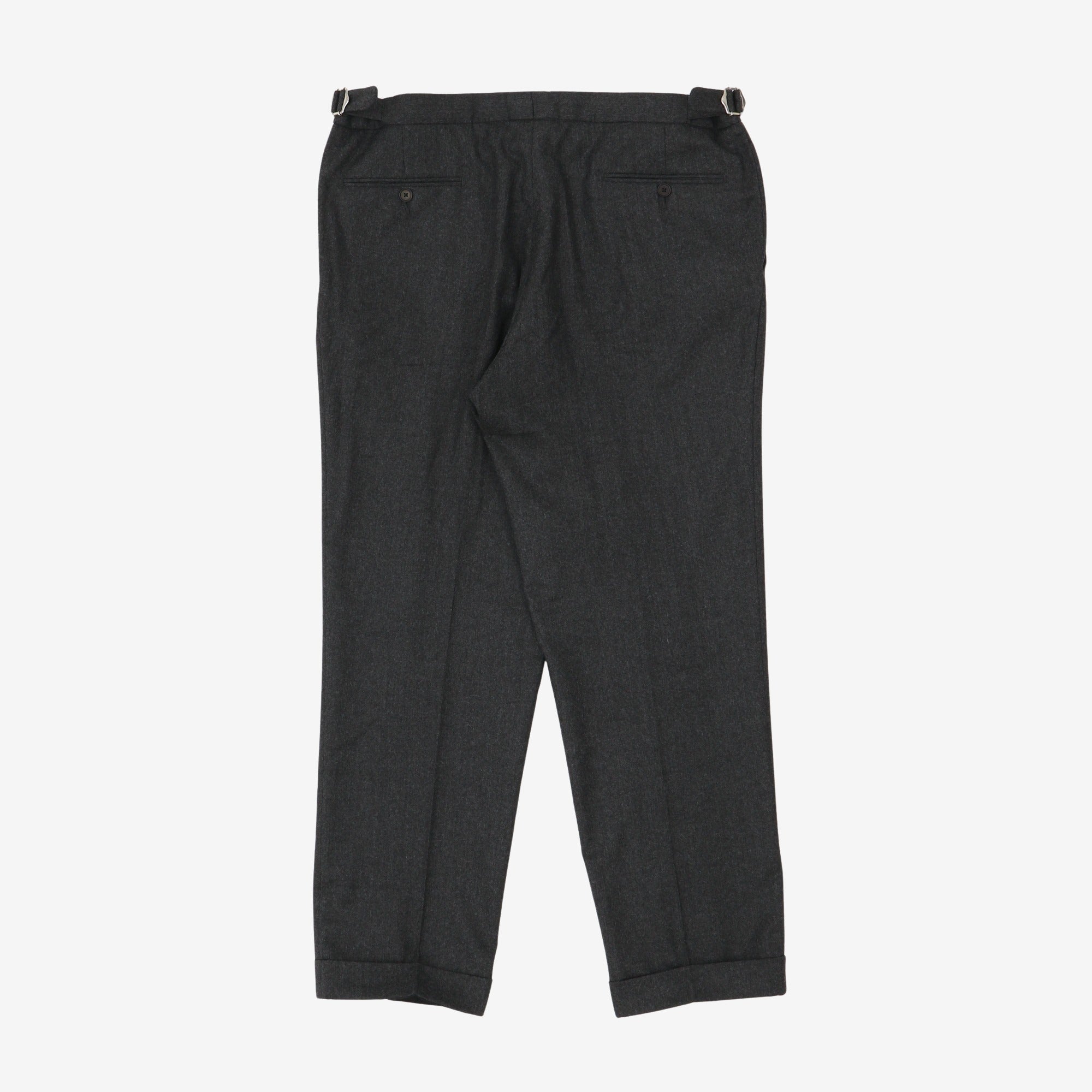 Pleated Wool Trouser