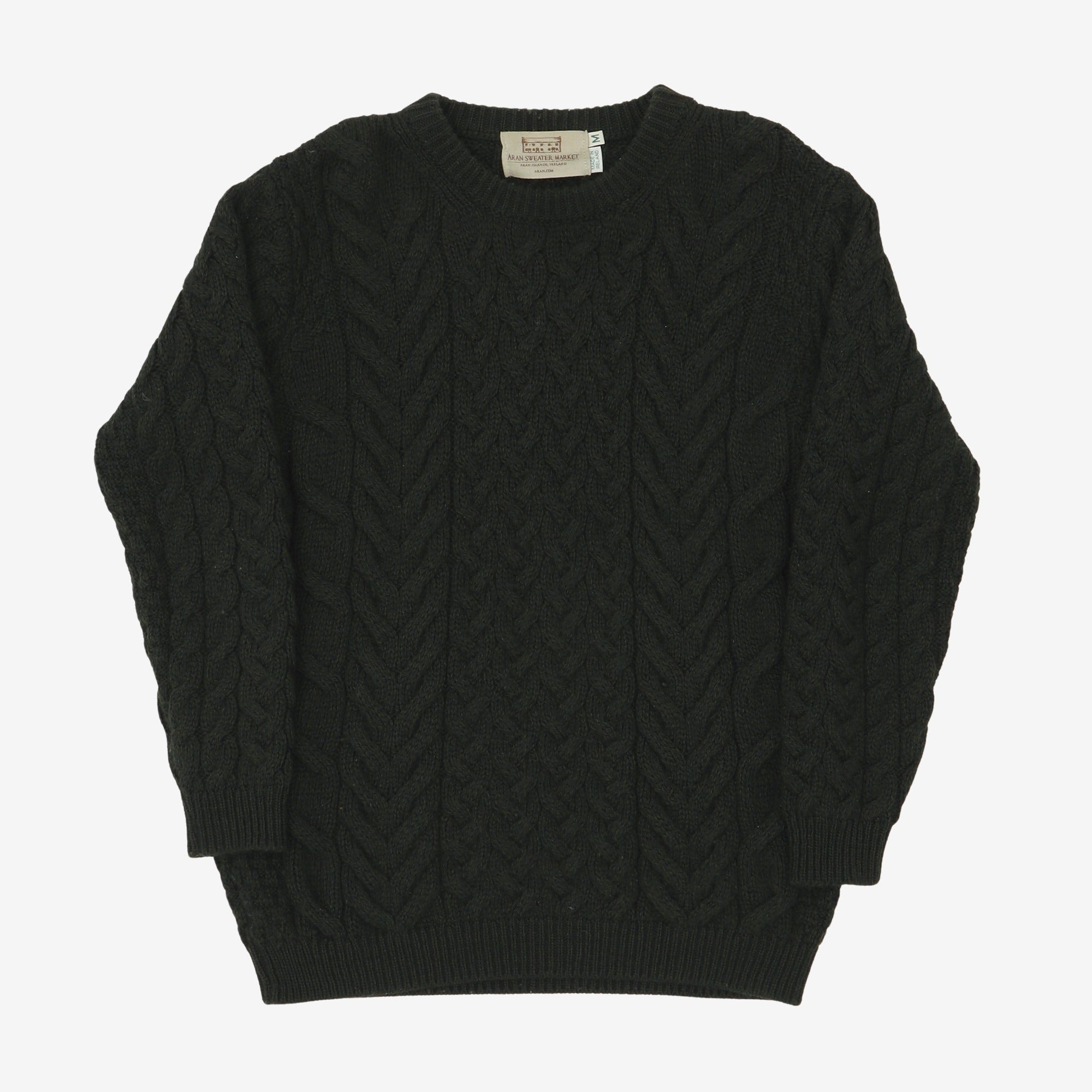 Cable Knit Wool Sweater