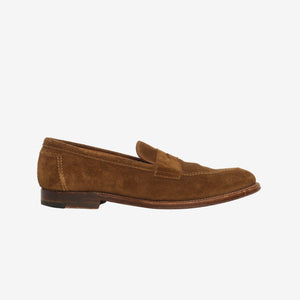 Leffot Suede Leydon Penny Loafers