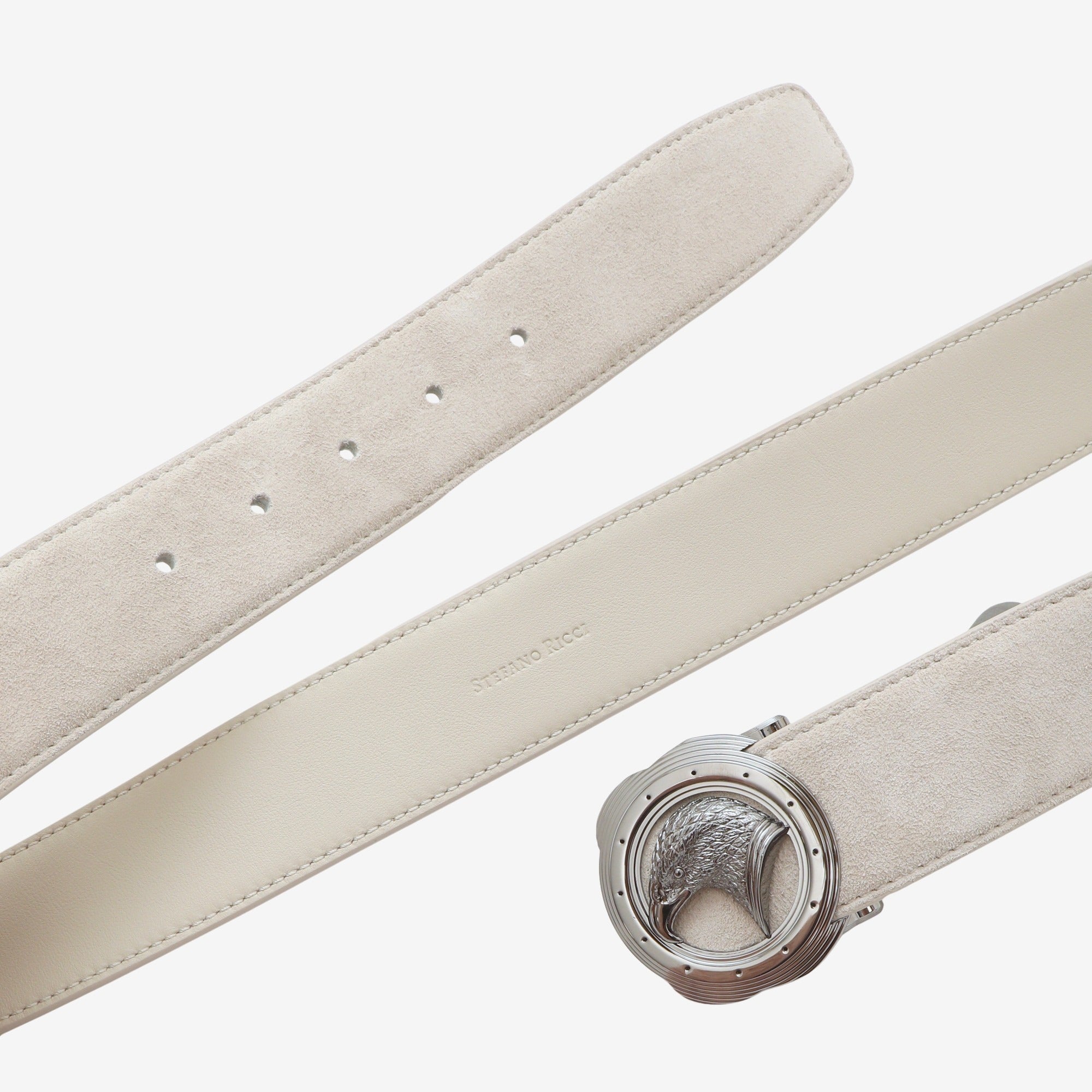 Suede Buckle Belt