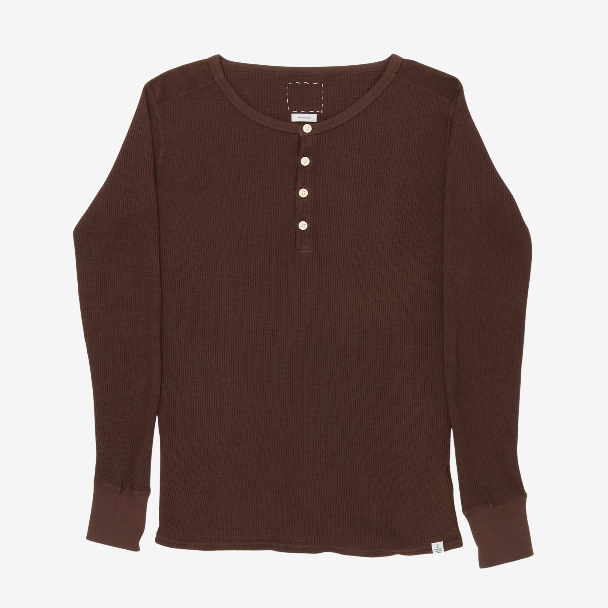 Waffle Henley Top
