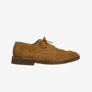 Suede Moc Toe Shoes