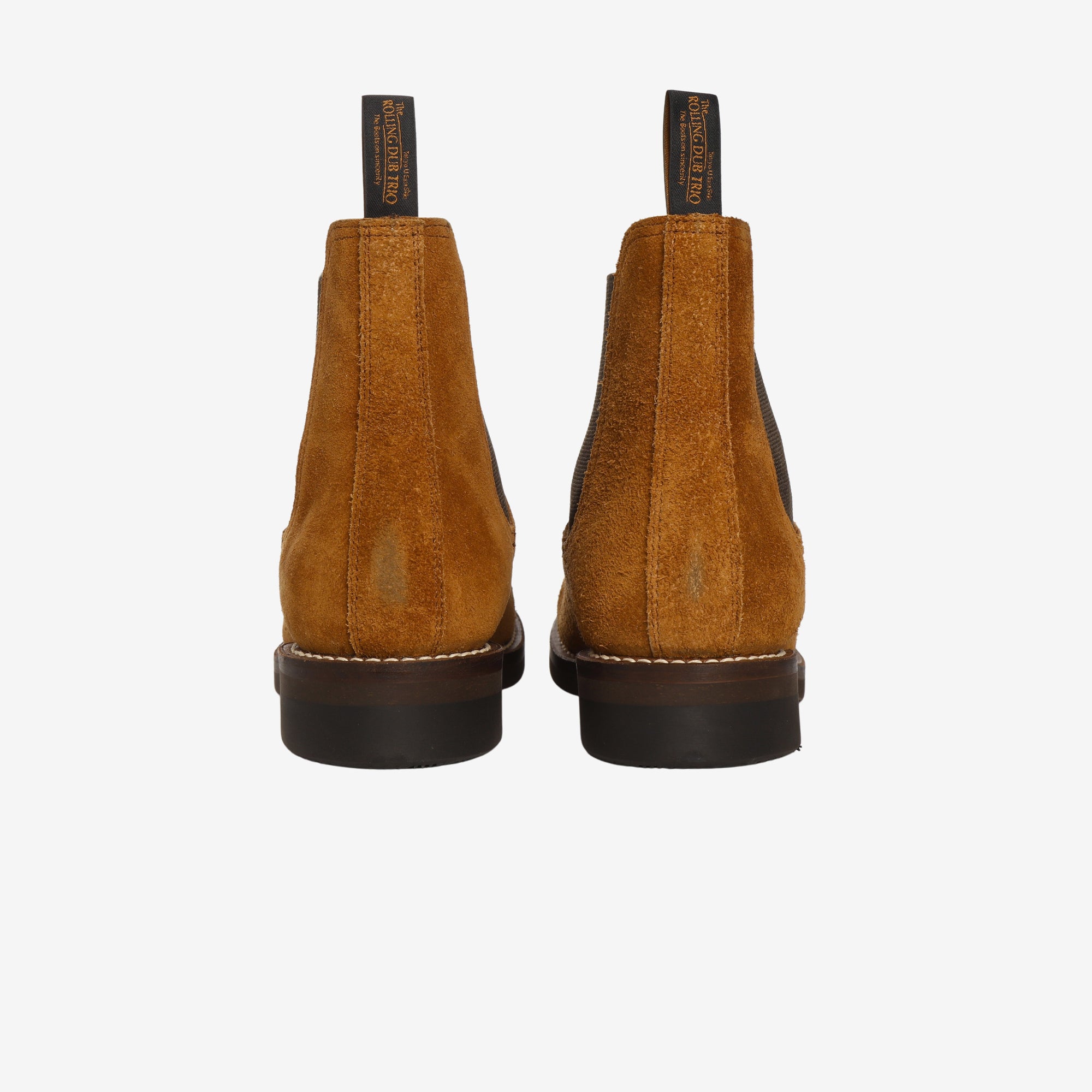 Tobacco Oil Suede Stan Chelsea Boots (Fits UK 8.5)