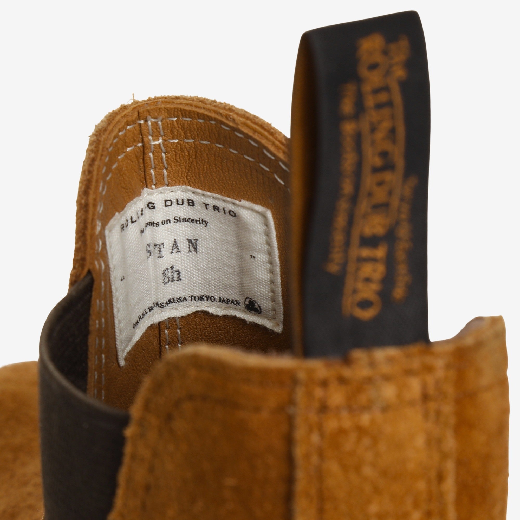 Tobacco Oil Suede Stan Chelsea Boots (Fits UK 8.5)