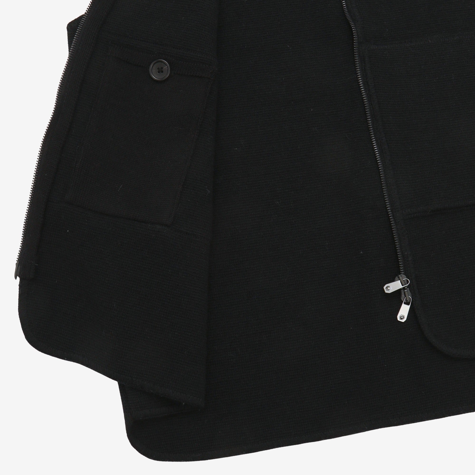 Wool Drop Back Car Vest