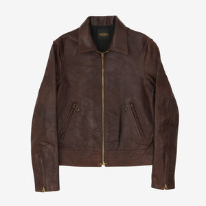 Jack Brown Horsehide Leather Jacket