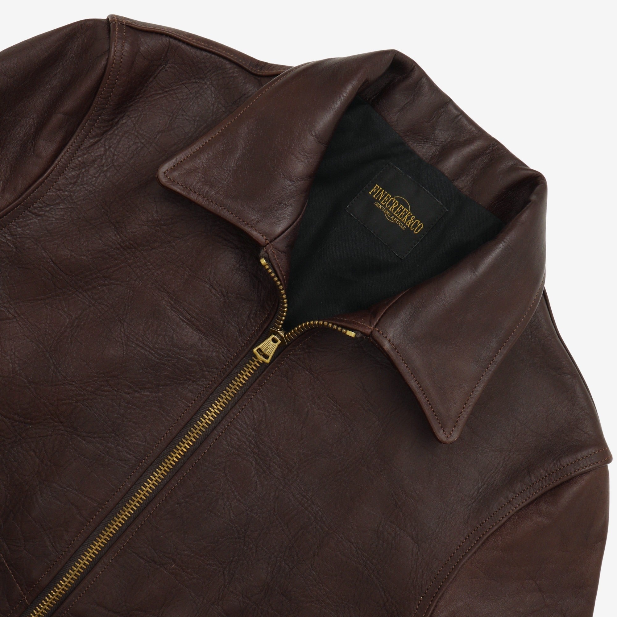 Jack Brown Horsehide Leather Jacket