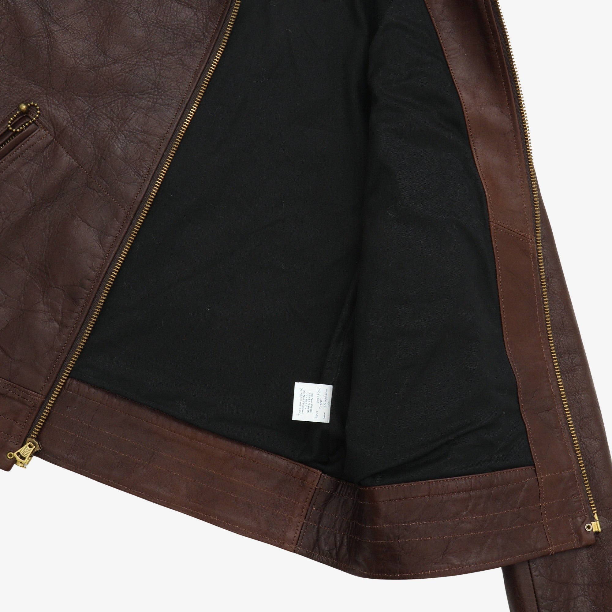 Jack Brown Horsehide Leather Jacket
