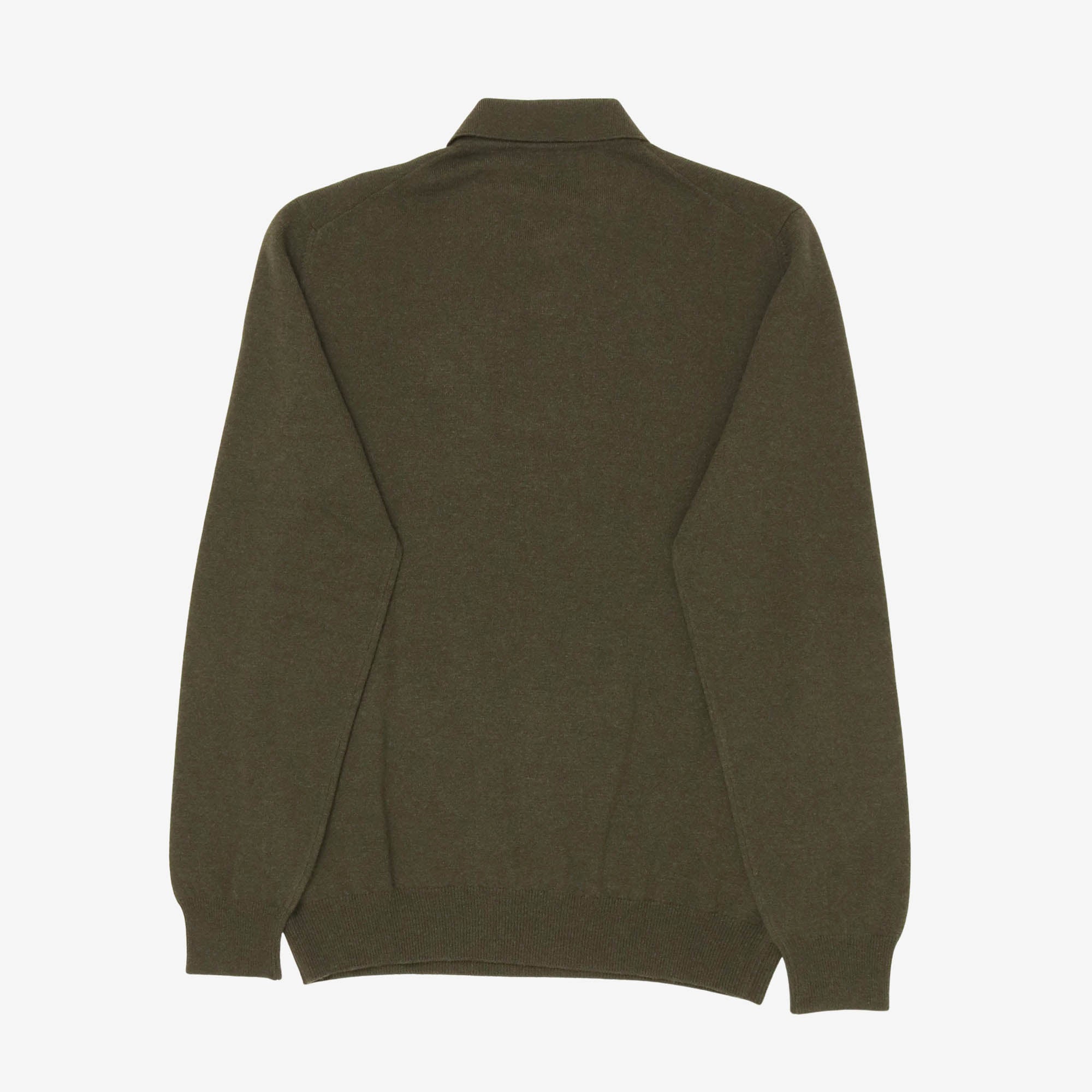Cashmere Blend Polo LS