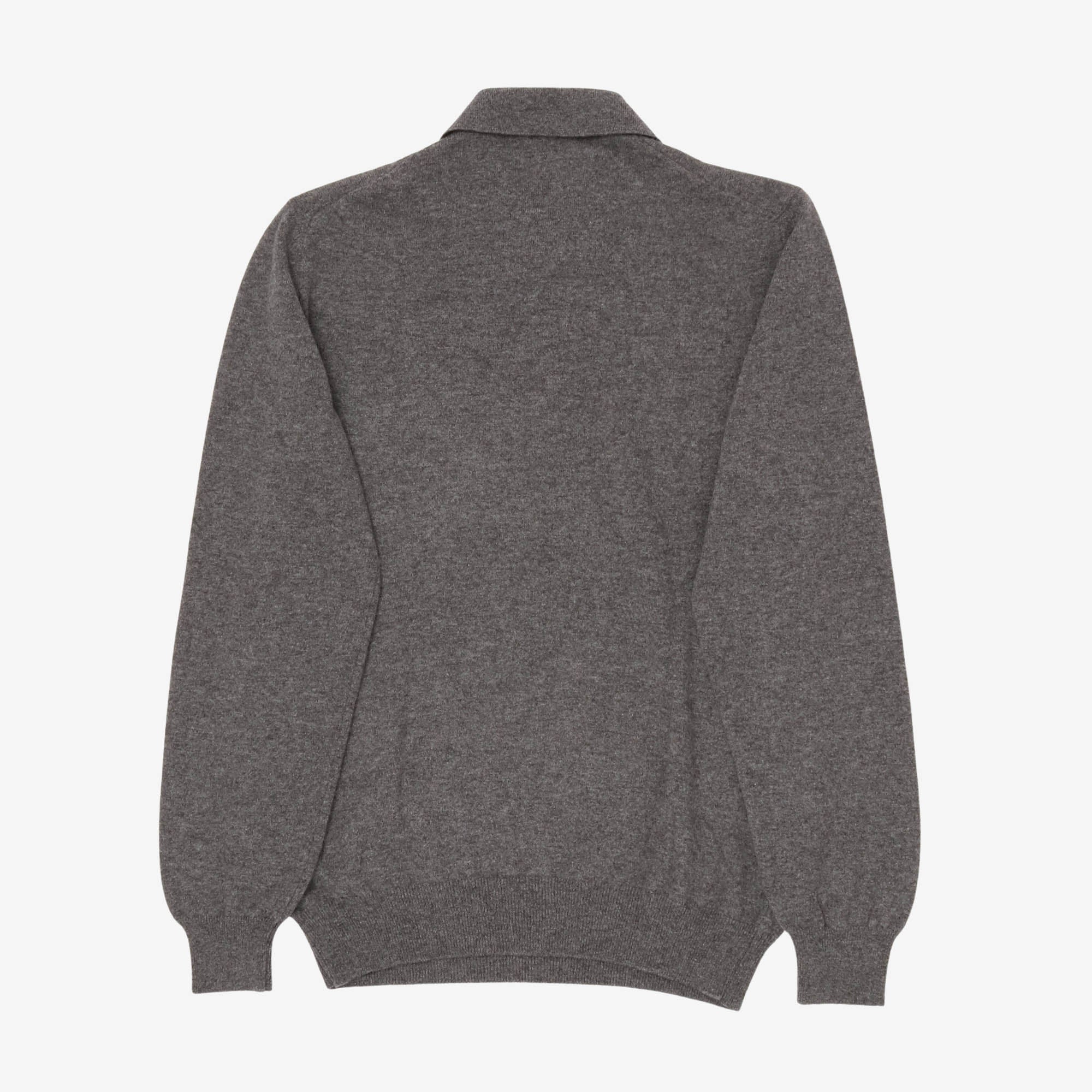 Cashmere Blend Polo LS
