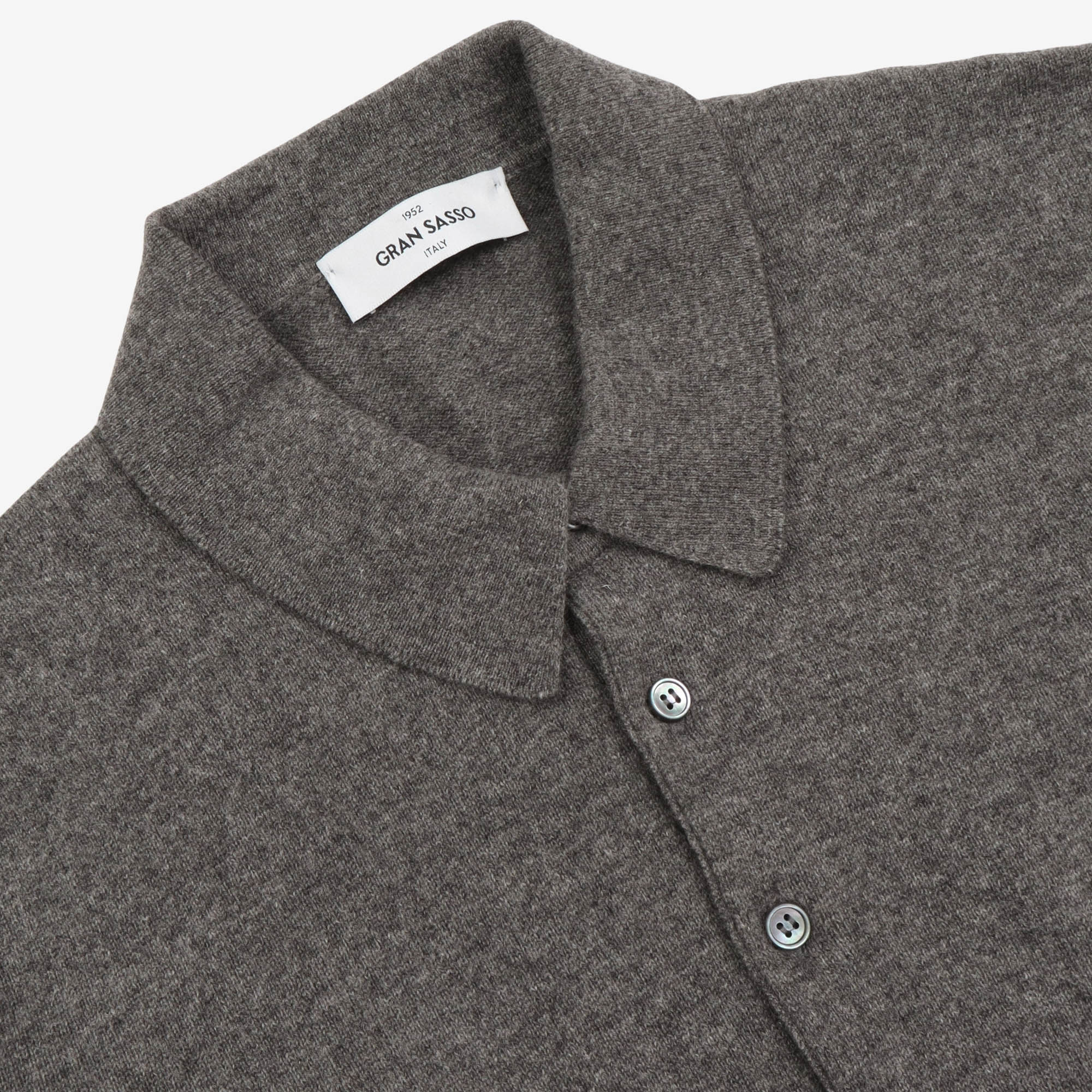 Cashmere Blend Polo LS