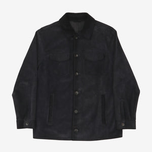 Suede Leather Overshirt