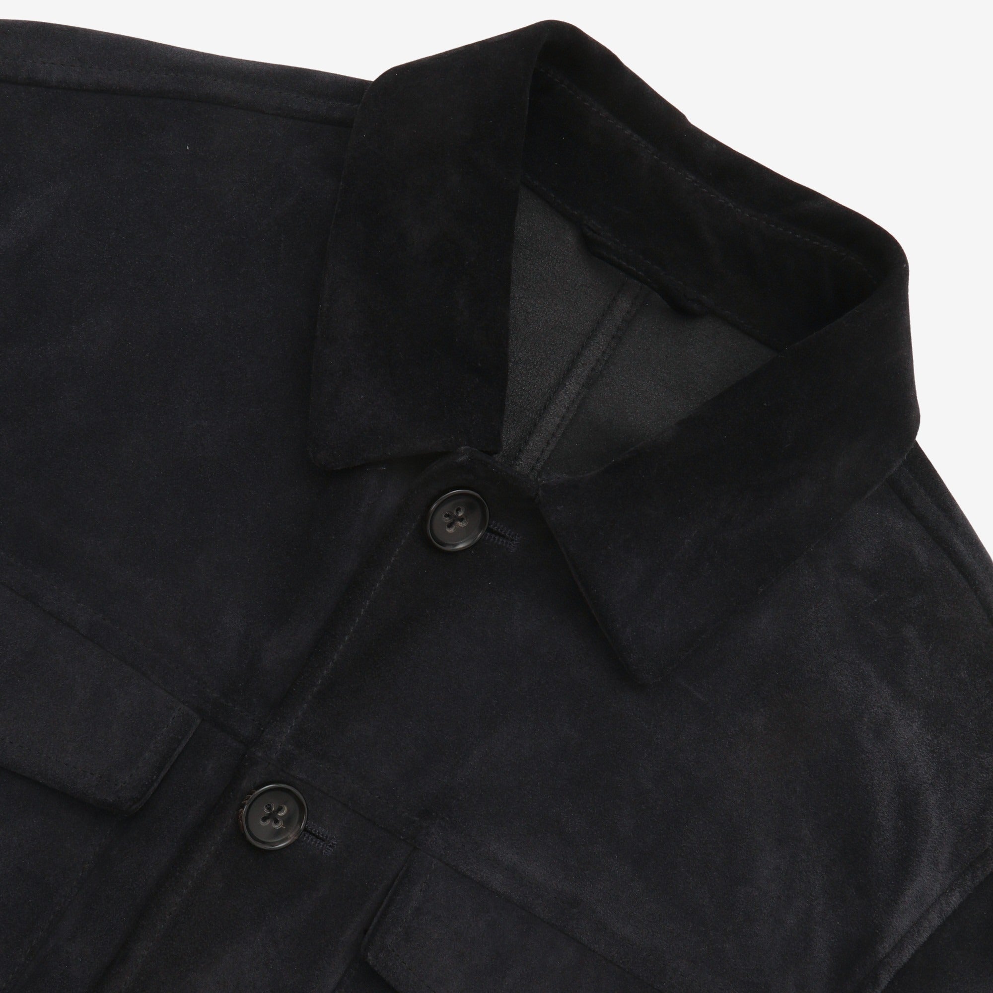 Suede Leather Overshirt