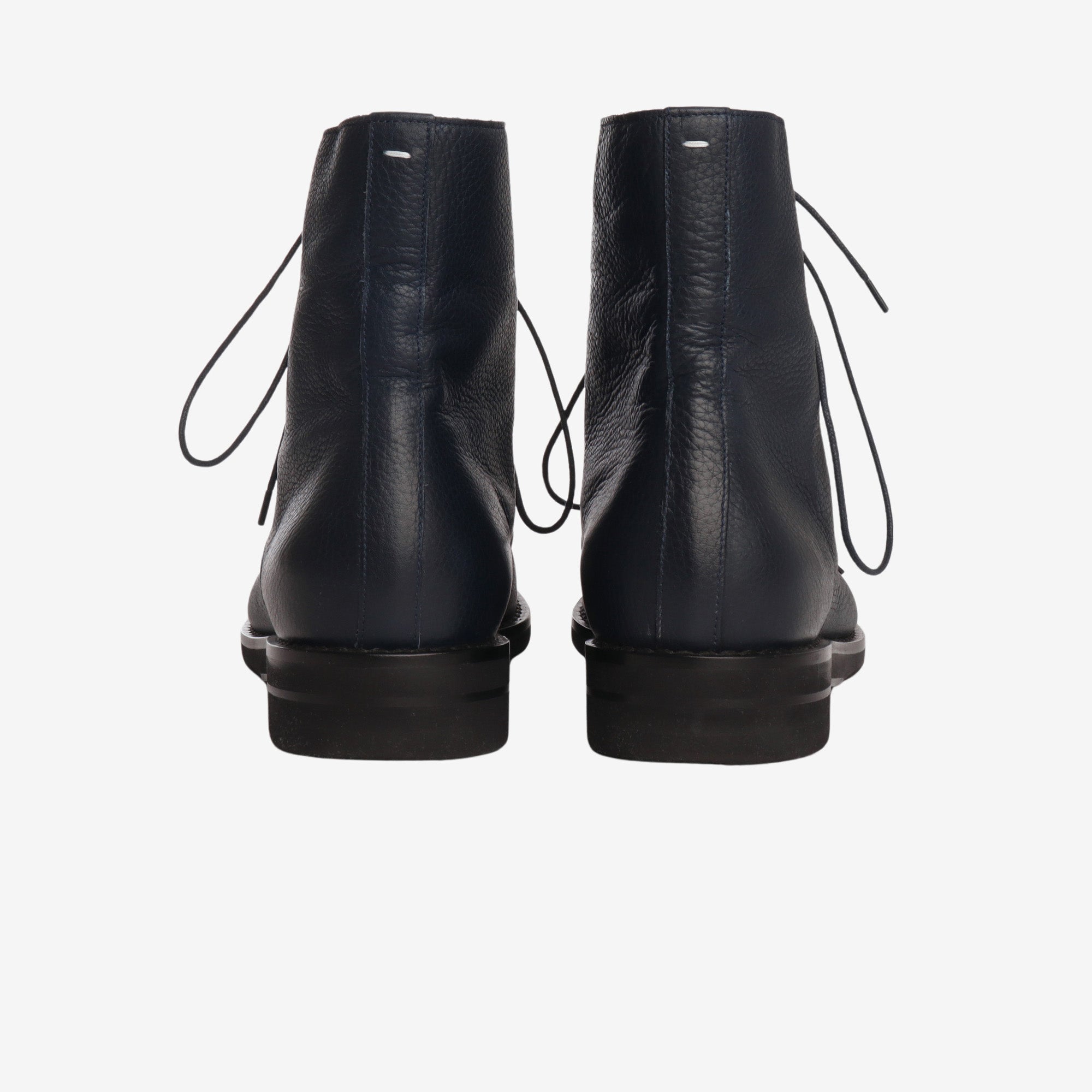 Grained Leather Ankle Boot