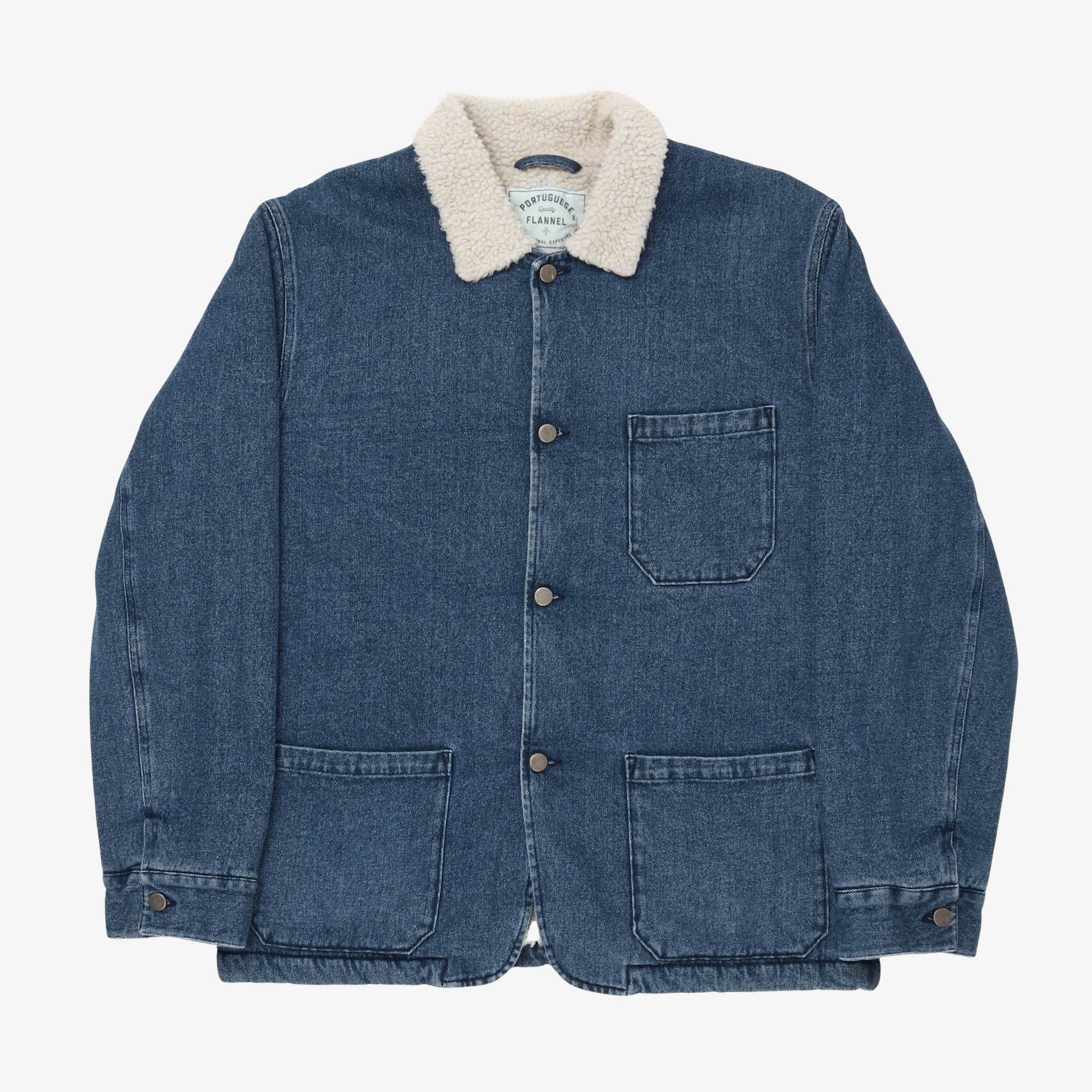 Labura Denim Sherpa Chore Jacket