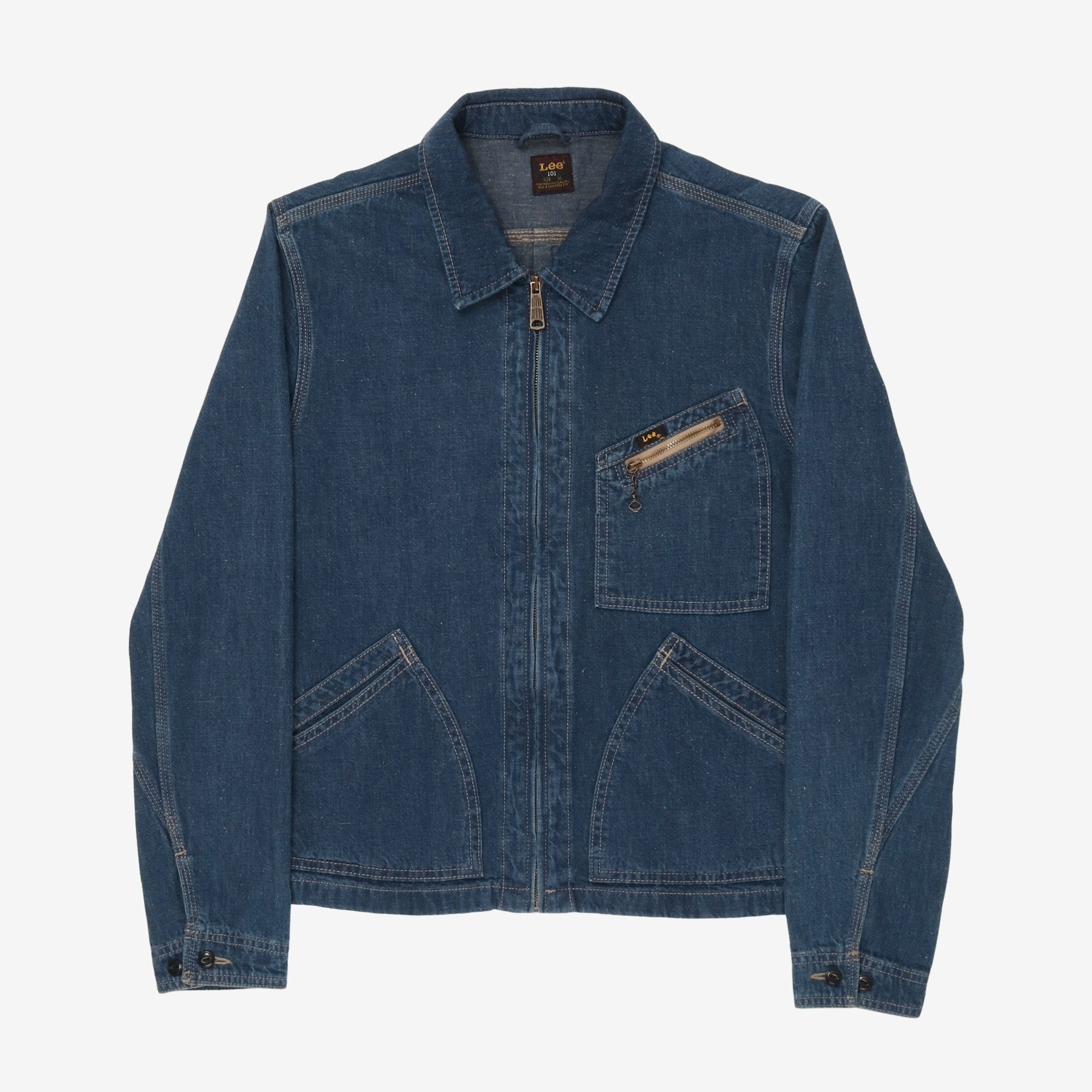 101 First Zip Denim Jacket