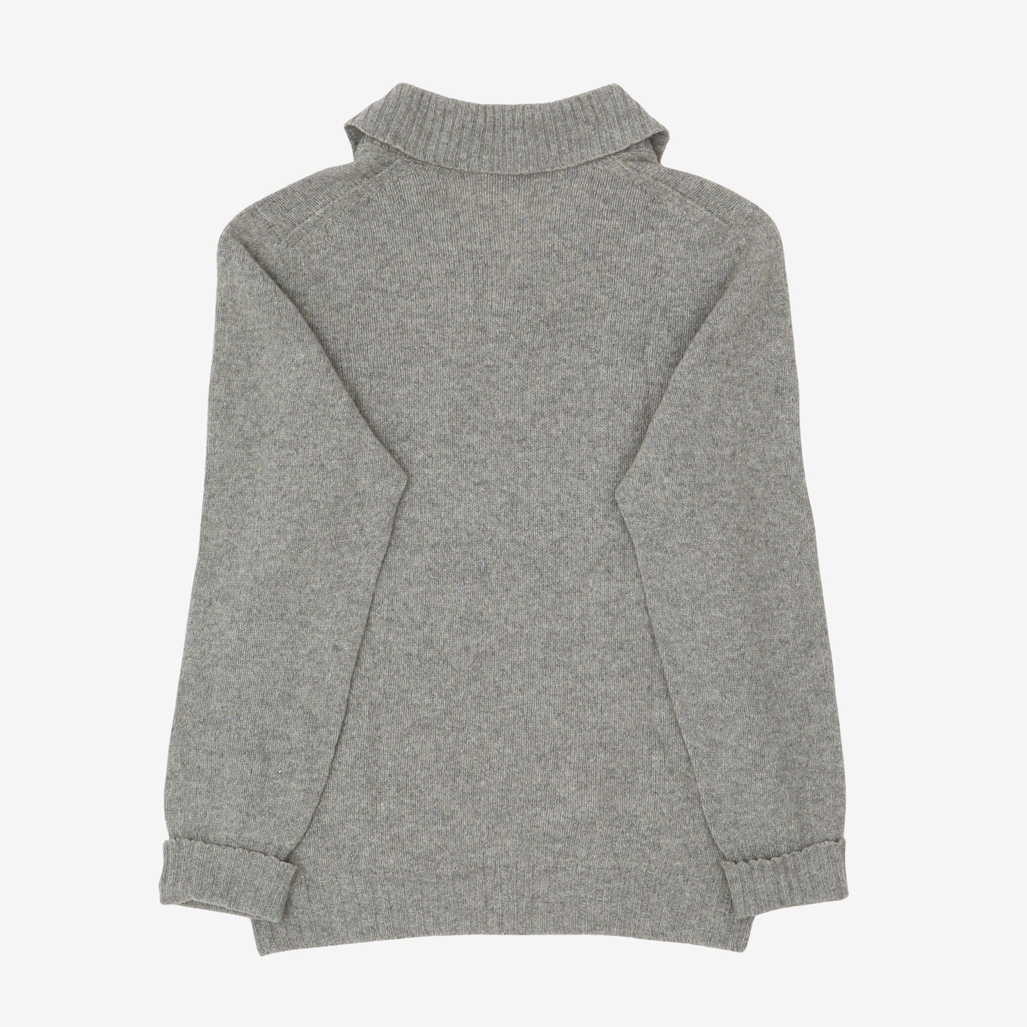 Lambswool Shawl Neck Sweater