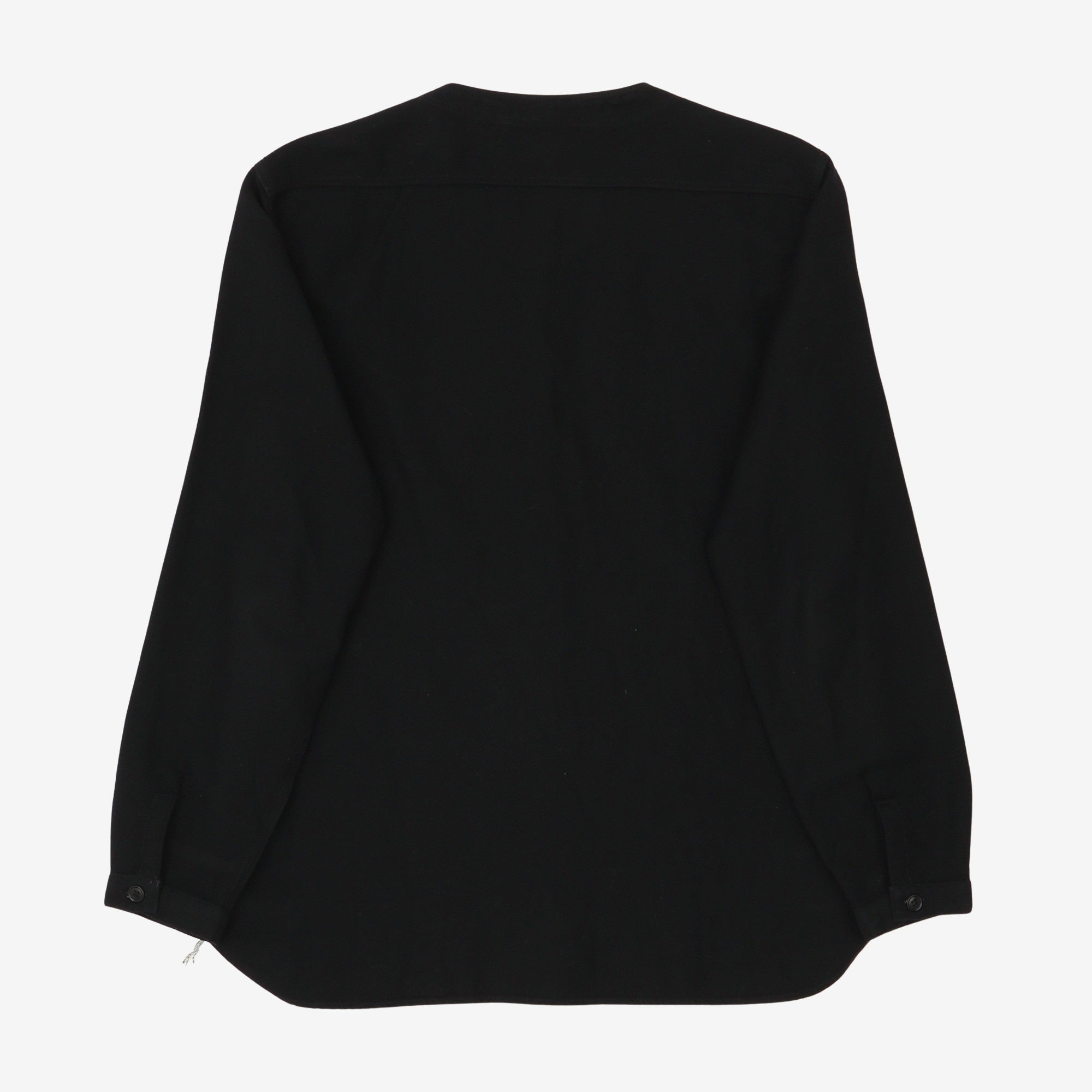 Wool Linen Baseball Shirt