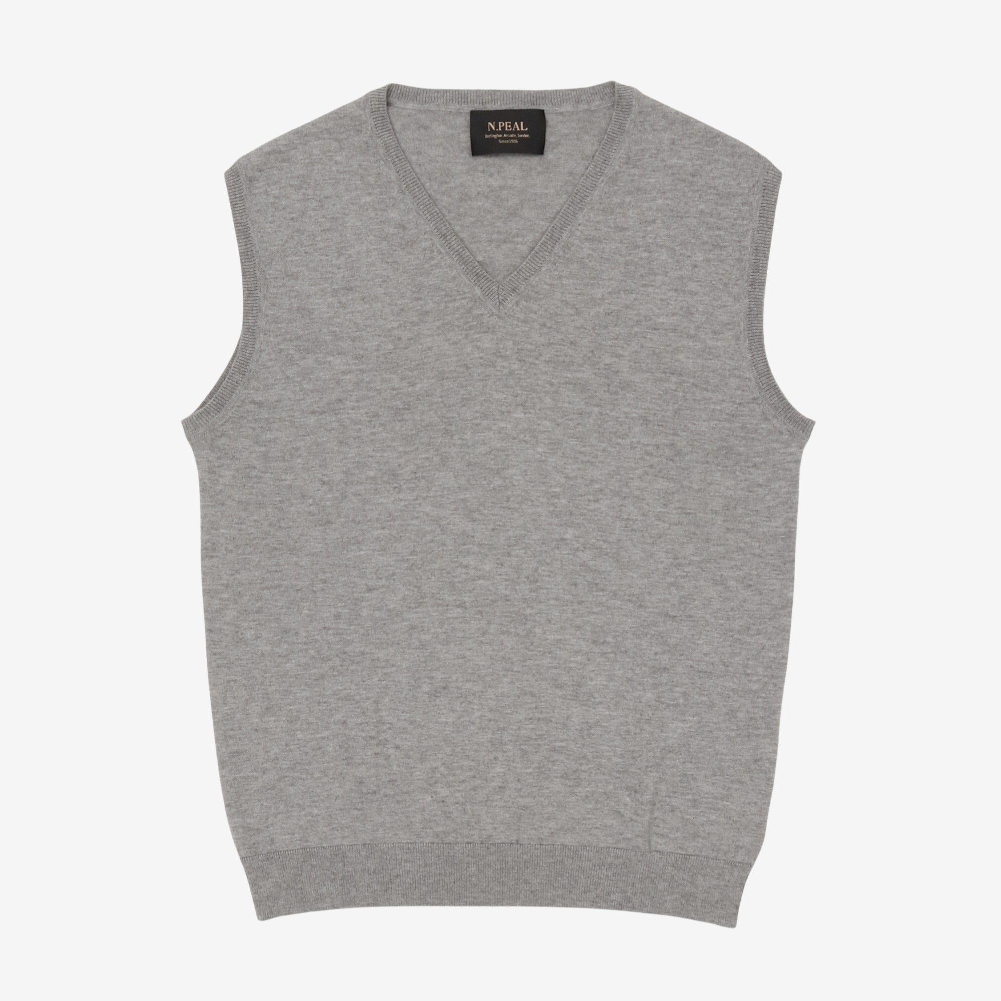 Cashmere V Neck Sleeveless Sweater