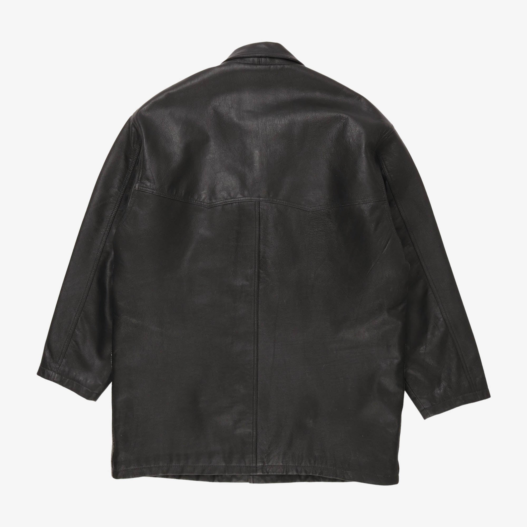 Leather Car Coat
