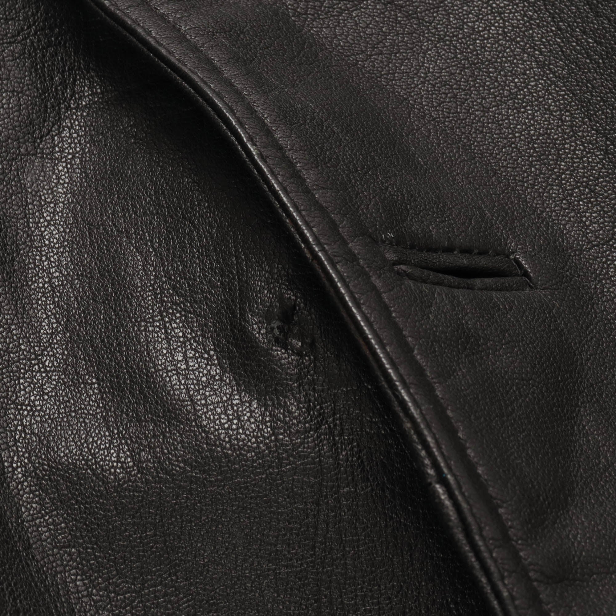 Leather Car Coat
