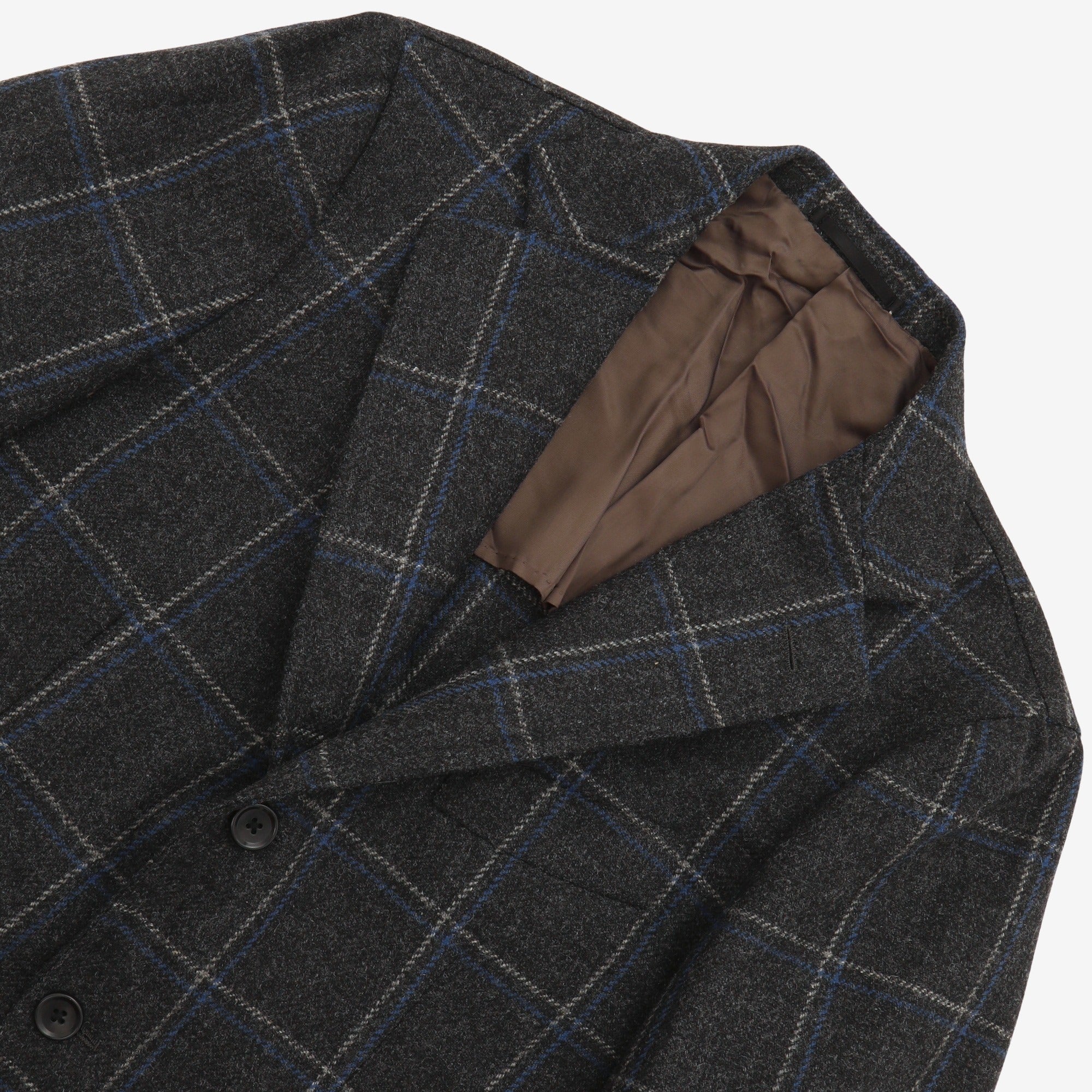 Wool Windowpane Blazer