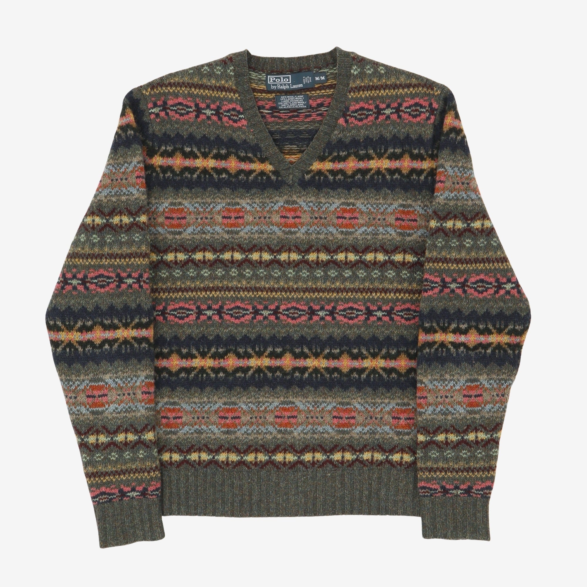 Alpaca Blend Fair Isle Knit
