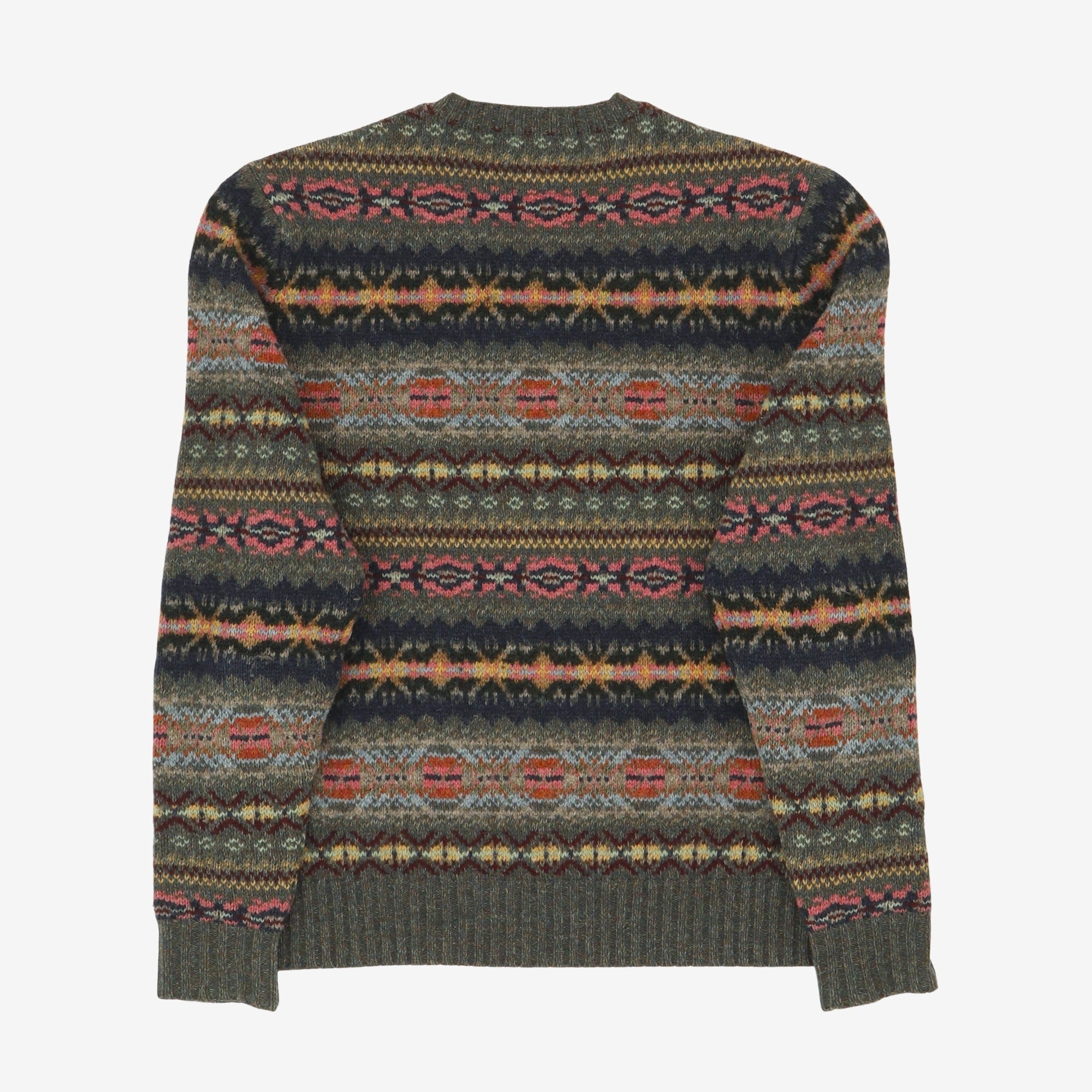 Alpaca Blend Fair Isle Knit