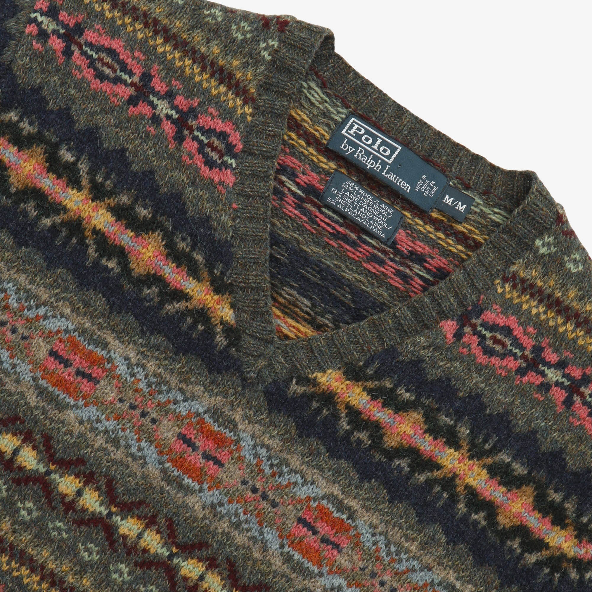 Alpaca Blend Fair Isle Knit