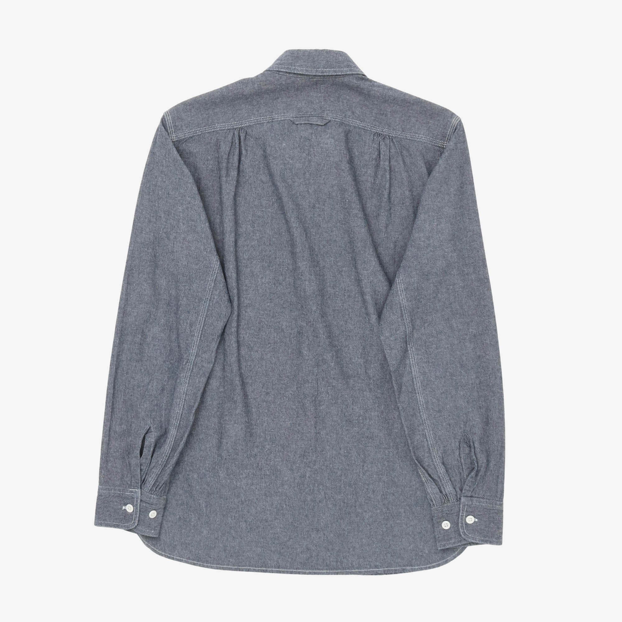 Triple Needle Chambray Shirt